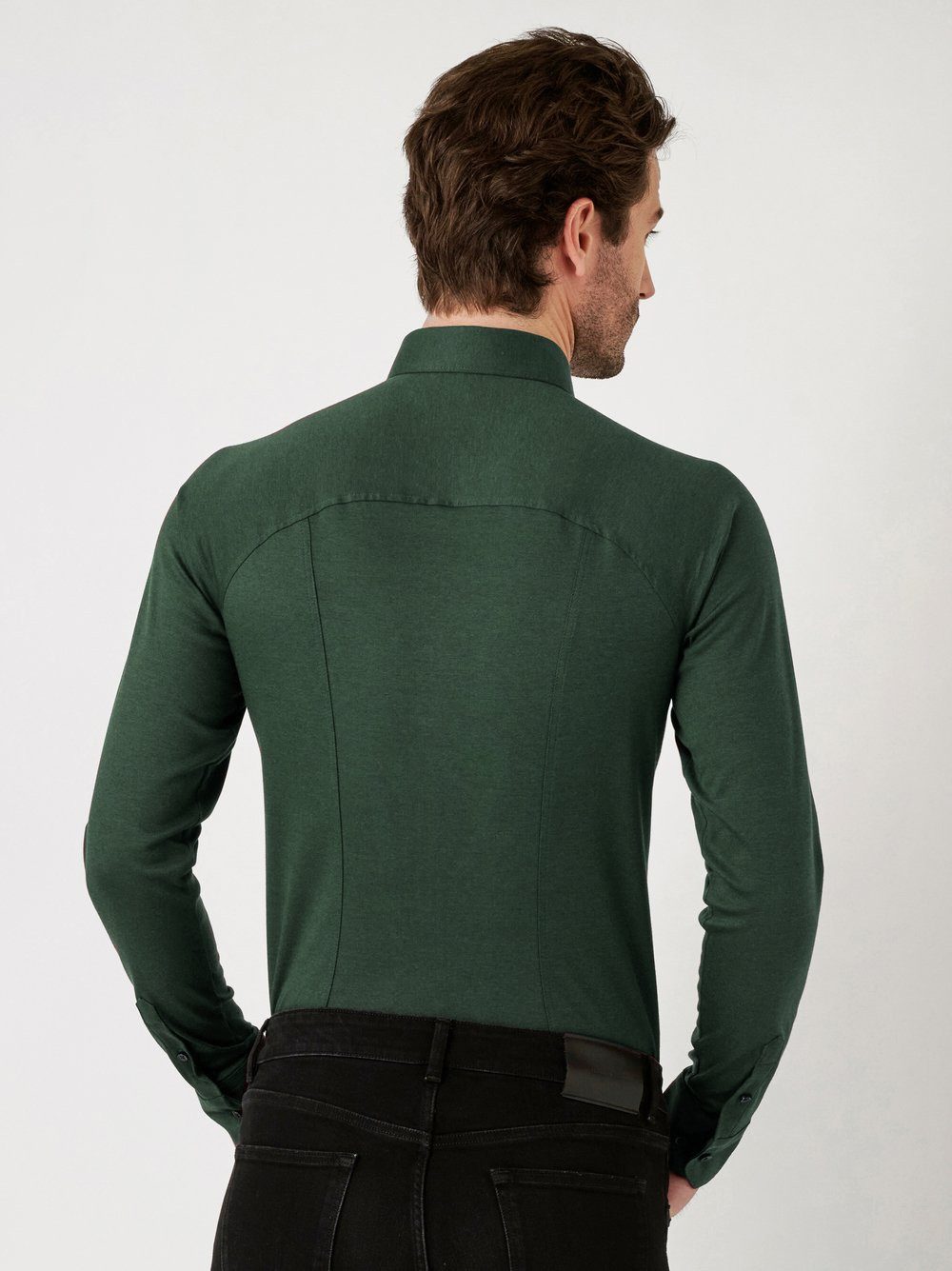 Desoto Overhemd met lange mouwen Casual Kent 1/1 Met een ronde hals