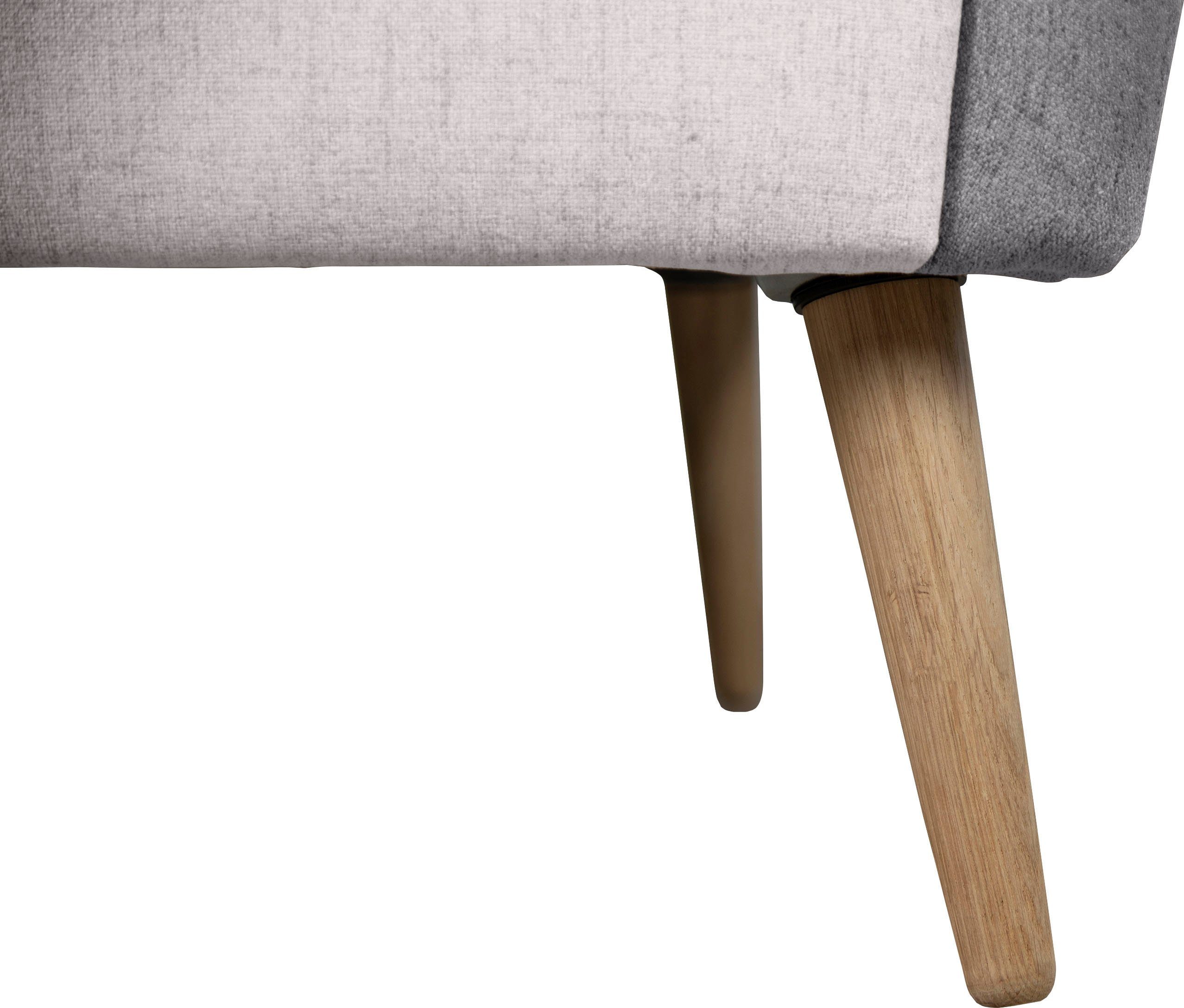 Home affaire Fauteuil Salla bekleding bouclé of fijne structuur, oorschelp fauteuil naar keuze met of zonder hocker, grote fauteuil: afm. bxdxh: 78x94x118cm