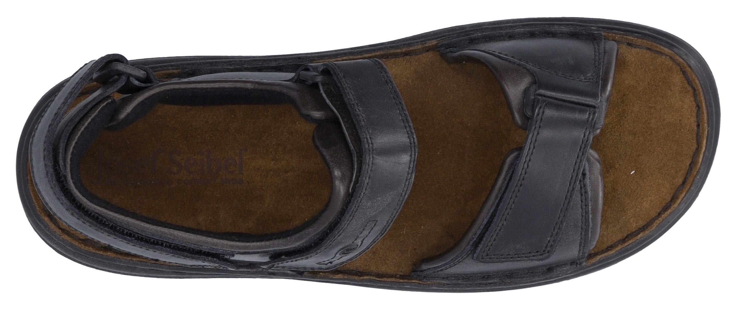 Josef Seibel Sandalen Rafe , zomerschoen, klittenbandschoen, sandaal, met driedubbele klittenbandsluiting