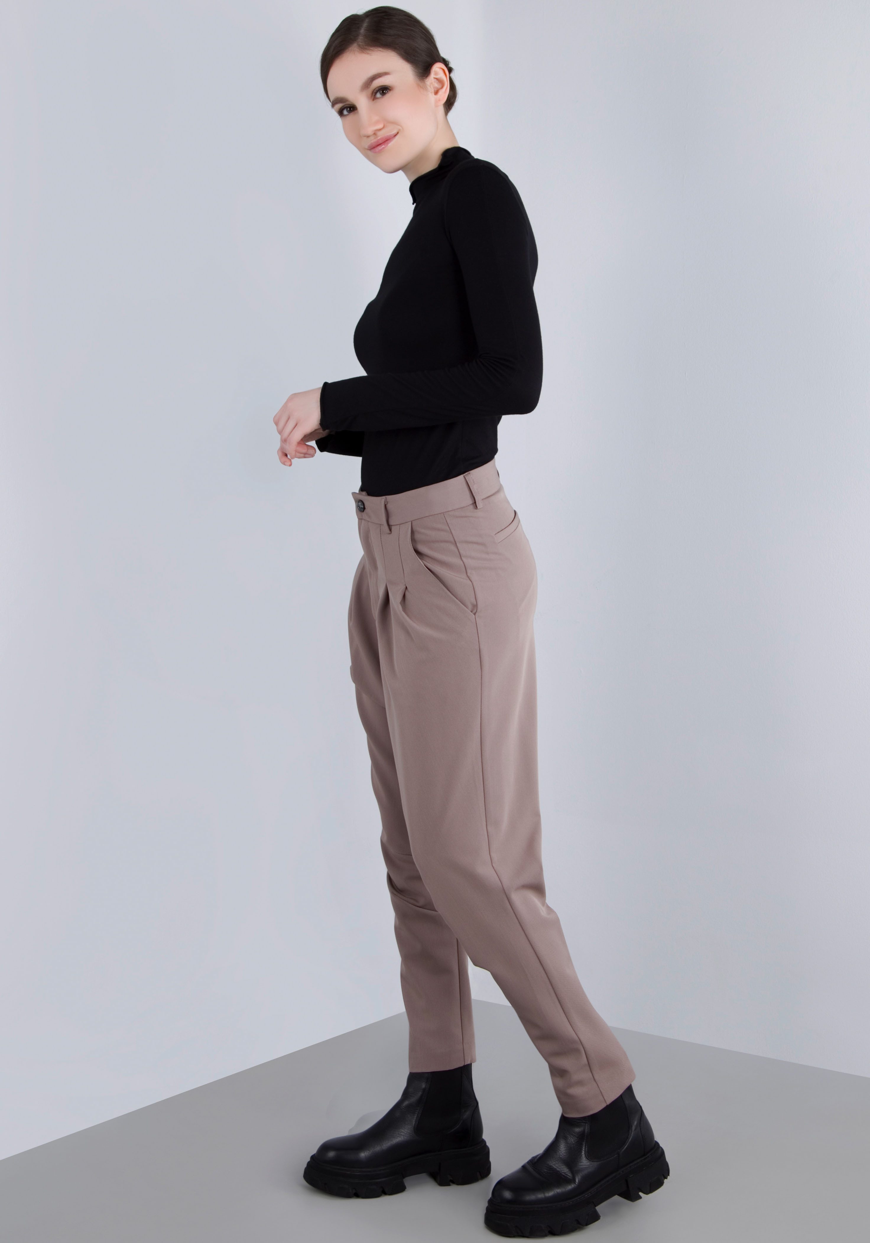 IMPERIAL Bandplooibroek casual fit