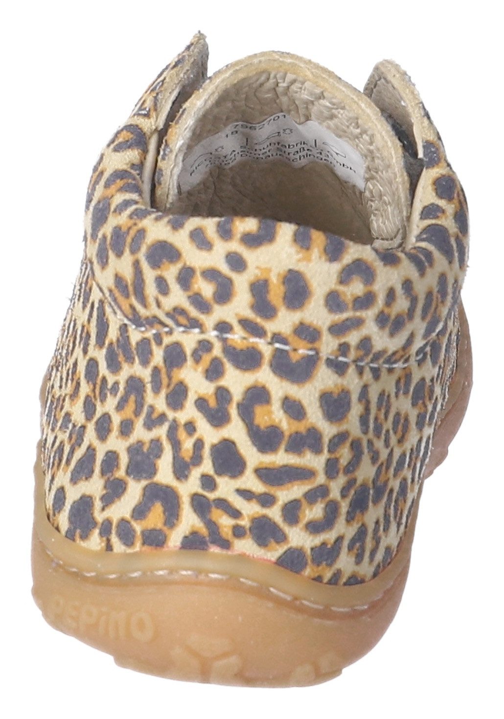 PEPINO by RICOSTA Babyschoentjes DOTS WMS: Mittel , veterschoenen met wms-systeem, leer, print, maat sjabloon om te downloaden
