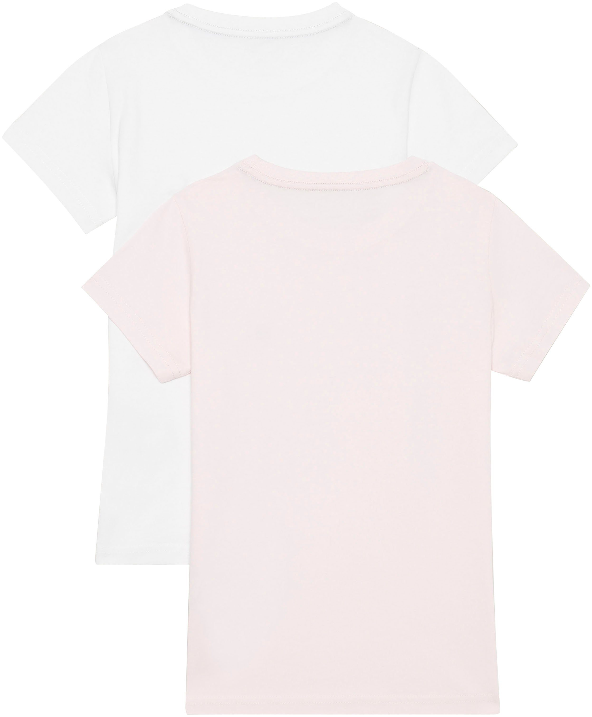 Tommy Hilfiger Underwear T-shirt 2P CN TEE SS met geborduurd logo (2-delig, Set van 2)