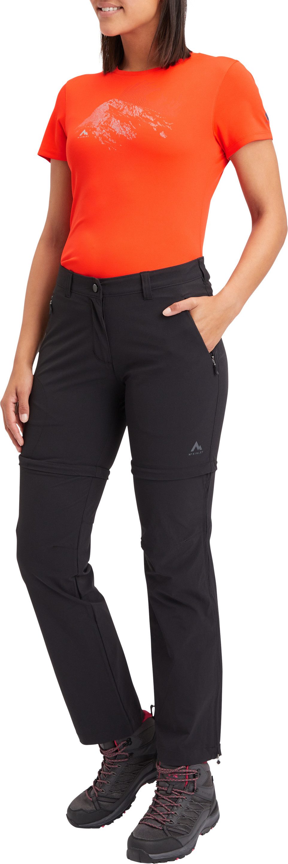 McKinley Outdoorbroek Dames afritsbroek Malloy II W (1-delig)