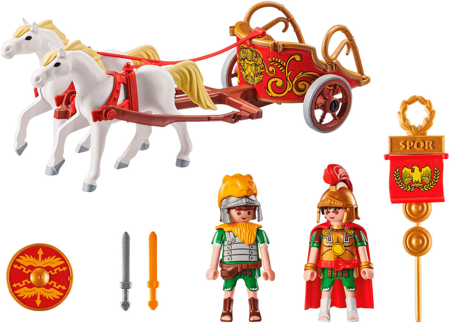 Playmobil® Constructie-speelset Romeinse strijdwagen (71543), Asterix (31-delig)
