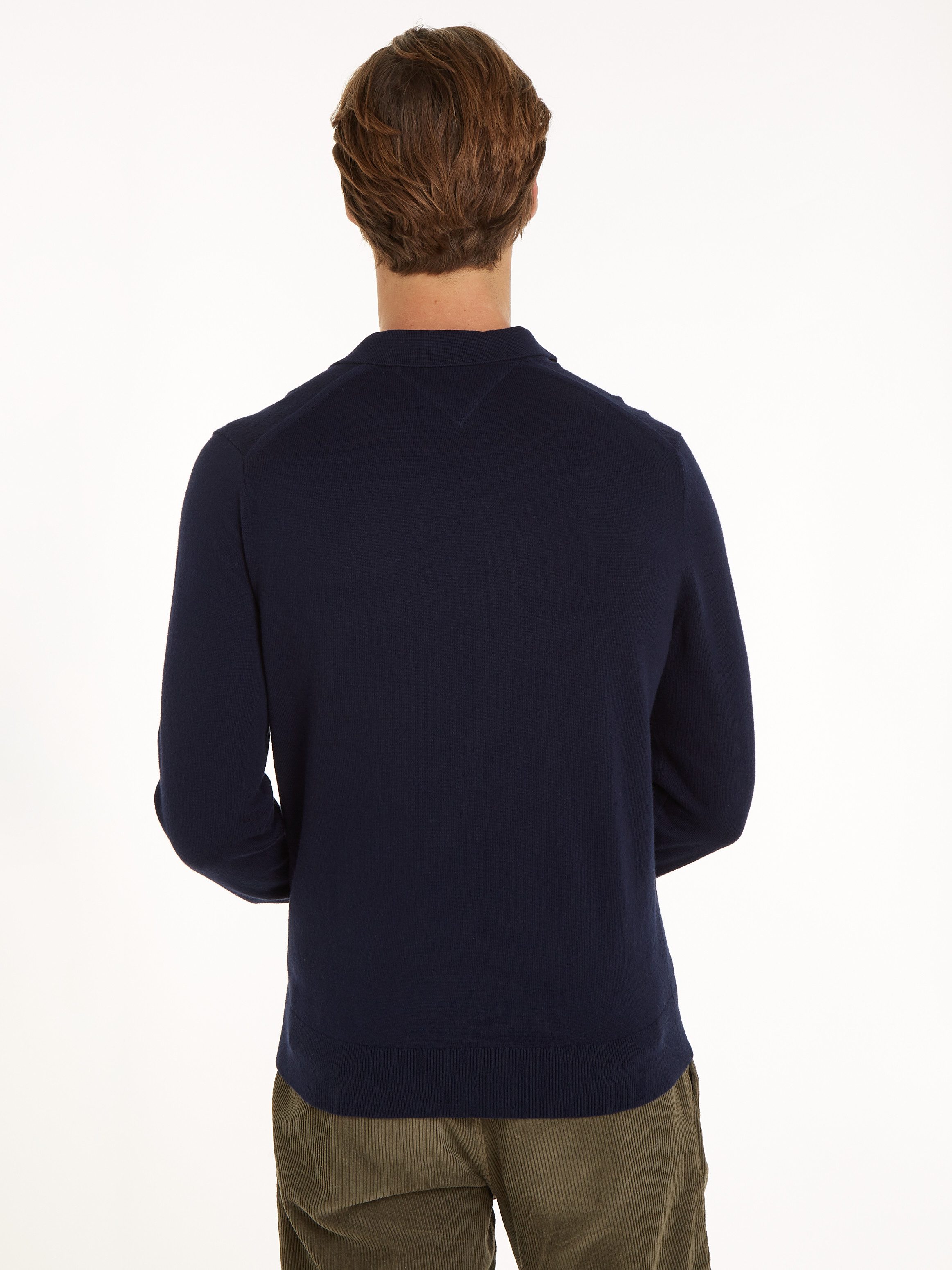 Tommy Hilfiger Trui met polokraag PIMA ORG CTN CASHMERE LS POLO