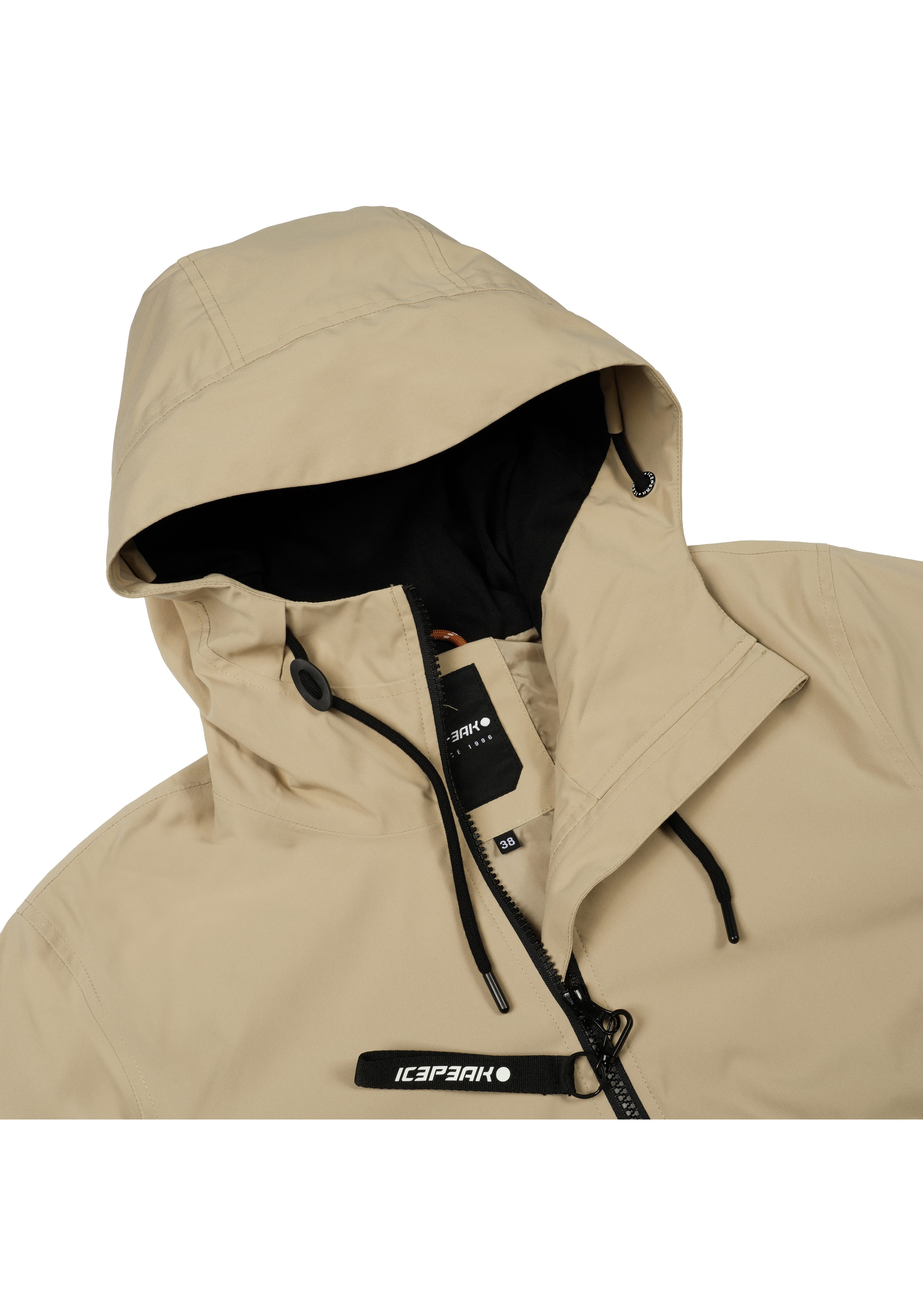 Icepeak Functionele parka D FUNCTIONELE PARKA AALEM Winddicht & waterafstotend & ademend