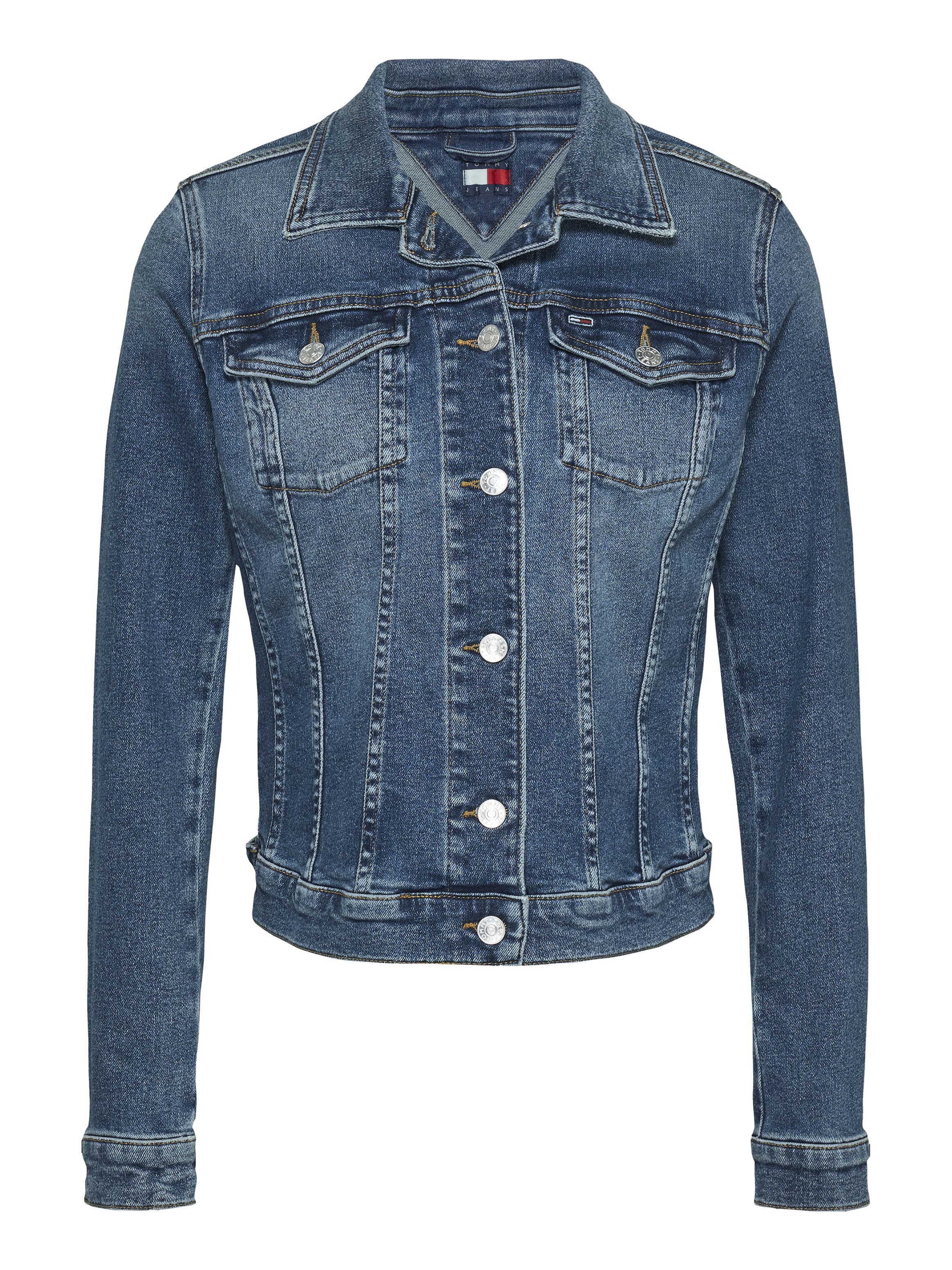 TOMMY JEANS jack VIVIANNE SKN JACKET AI1232 met typische trucker-details