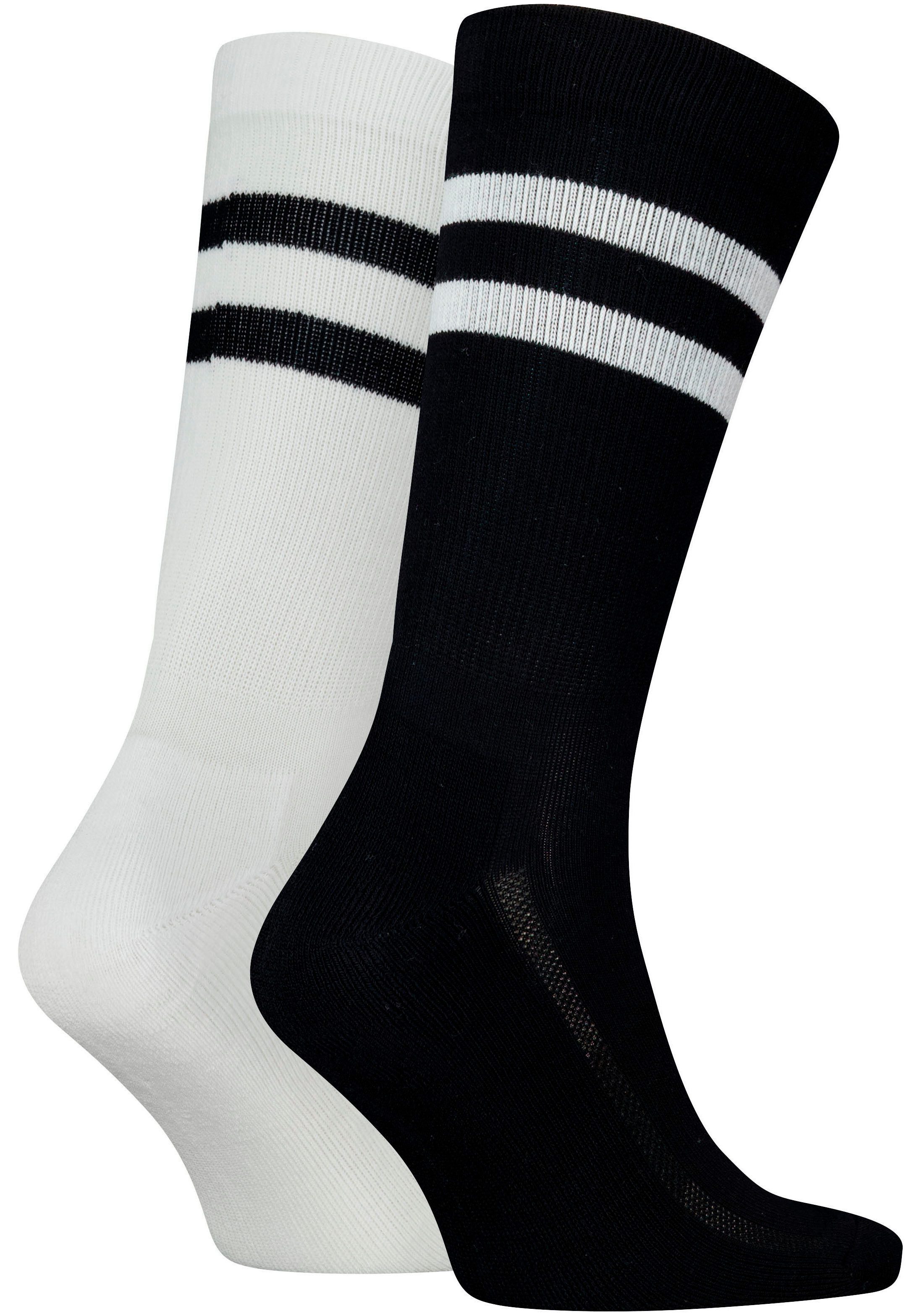 Levi's® Sokken LEVIS REGULAR CUT SPORT STRIPE 2P (2 paar, Set van 2)