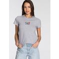 levi's t-shirt the perfect tee 501 collection grijs