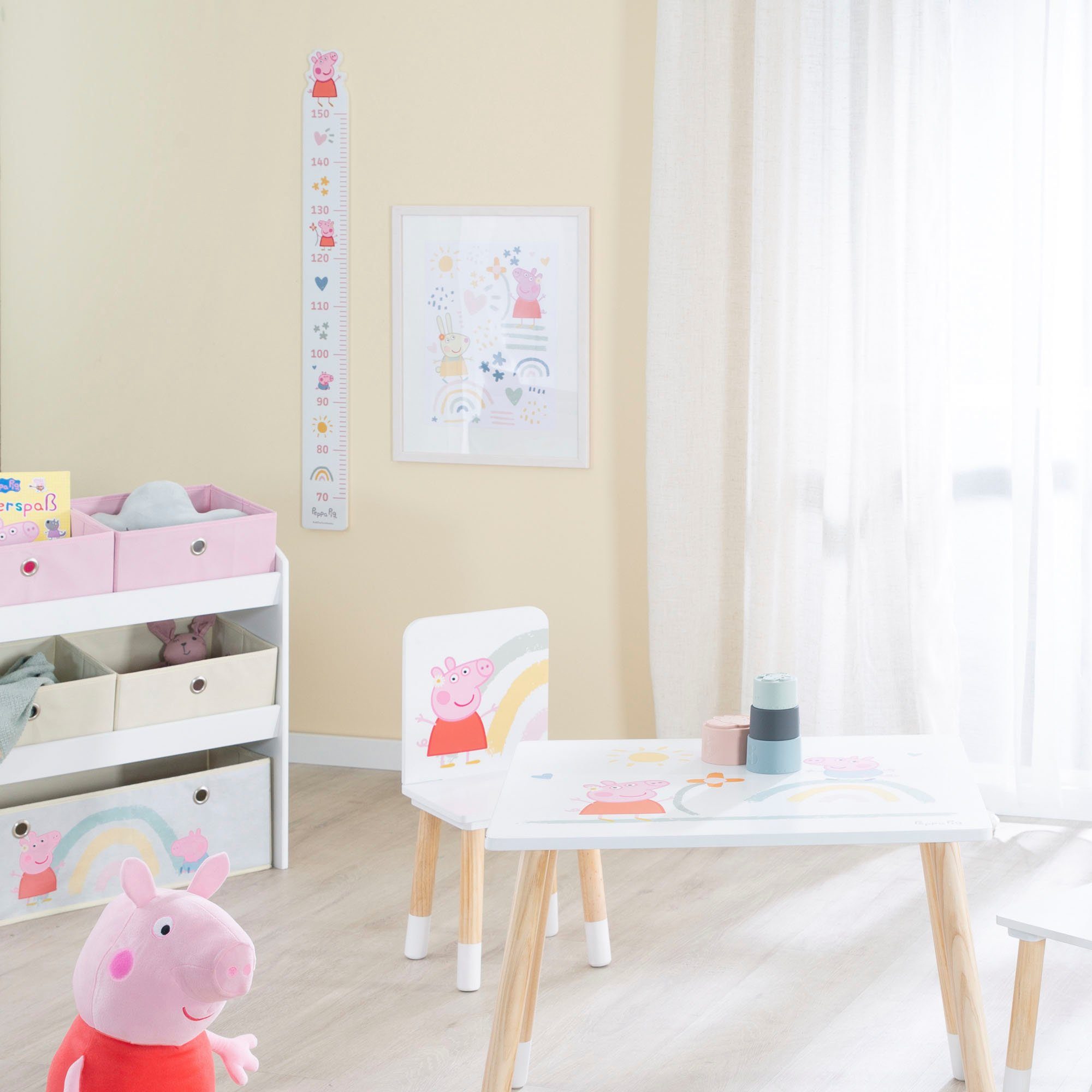 Roba® Meetlat Peppa Pig met peppa pig motief, scala tot 150 cm