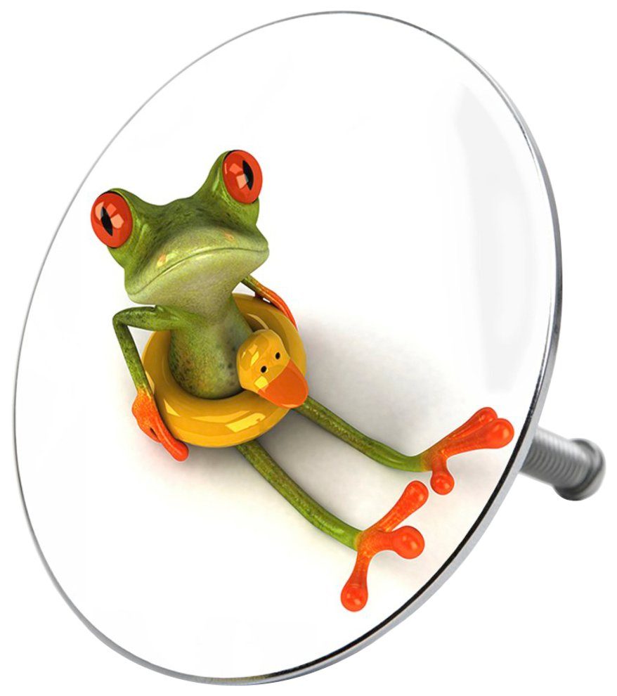 Sanilo Set badkameraccessoires Froggy bestaand uit toiletzitting, badmat, stop, zeepdispenser, toiletborstel (complete set, 6-delig)