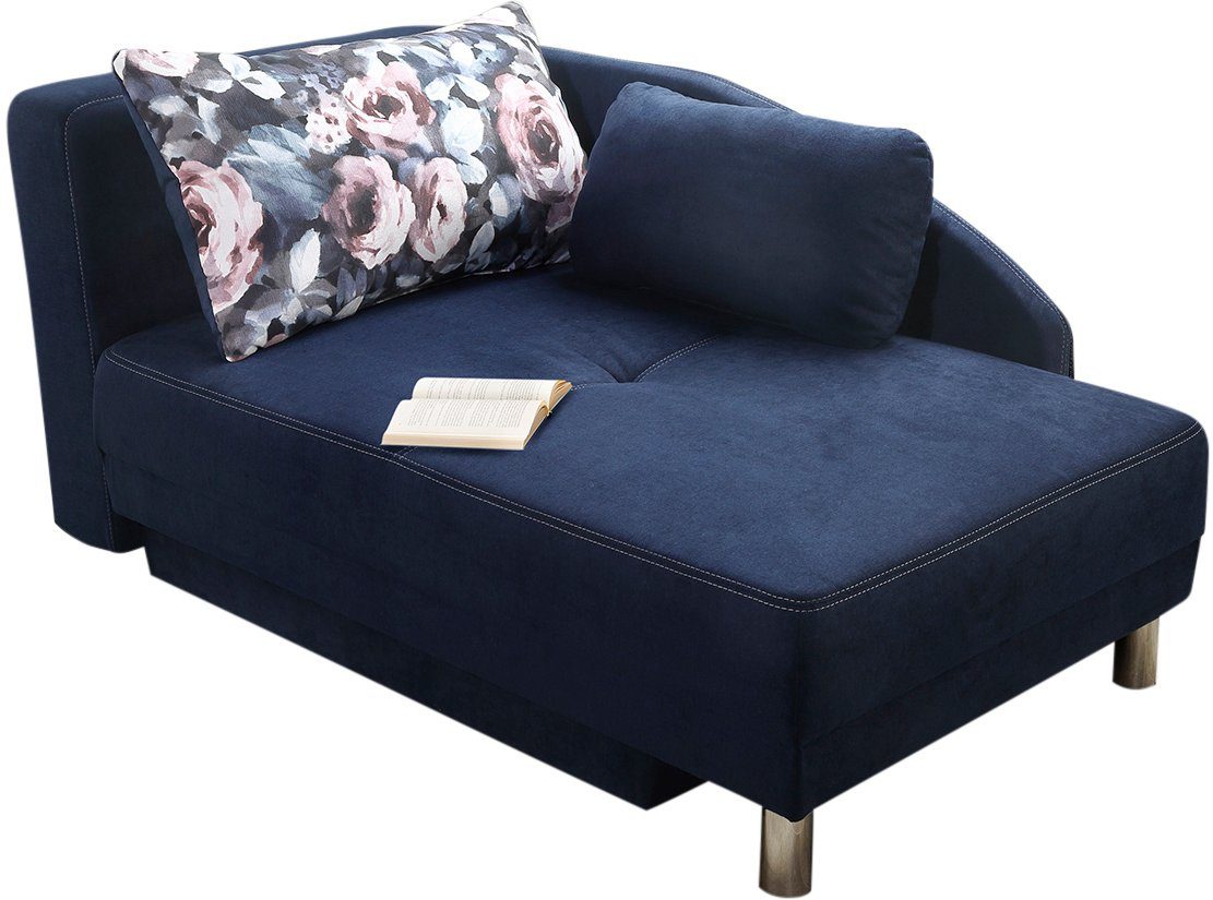 Jockenhöfer Gruppe Récamier ROY Chaise longue met slaapfunctie en bedkist, met binnenvering