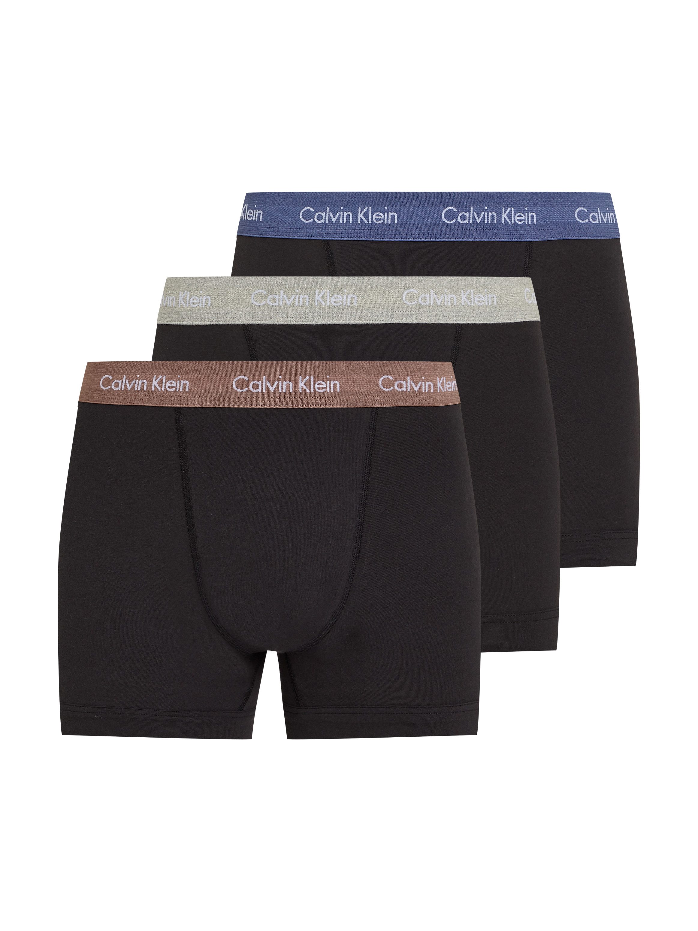 Calvin Klein Trunk 3PK met logo-elastische tailleband (3 stuks) (3 stuks)