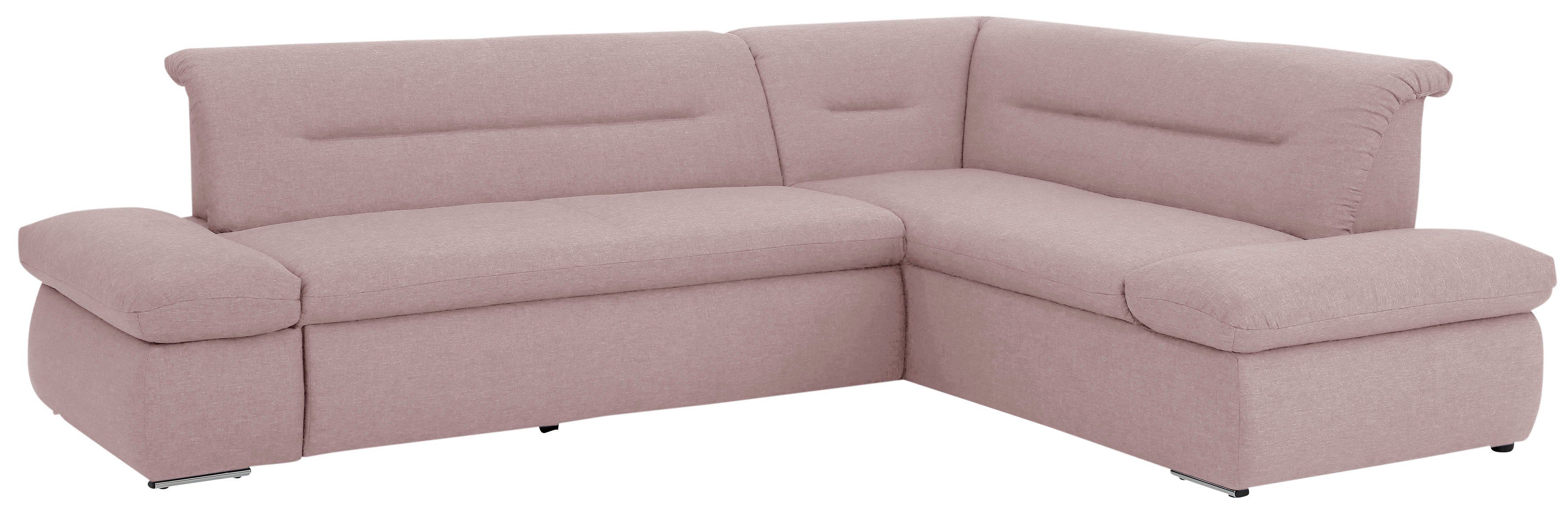 INOSIGN Hoekbank Avesa L-vorm Naar keuze met arm- en slaapfunctie, bxdxh: 275x211x80 cm
