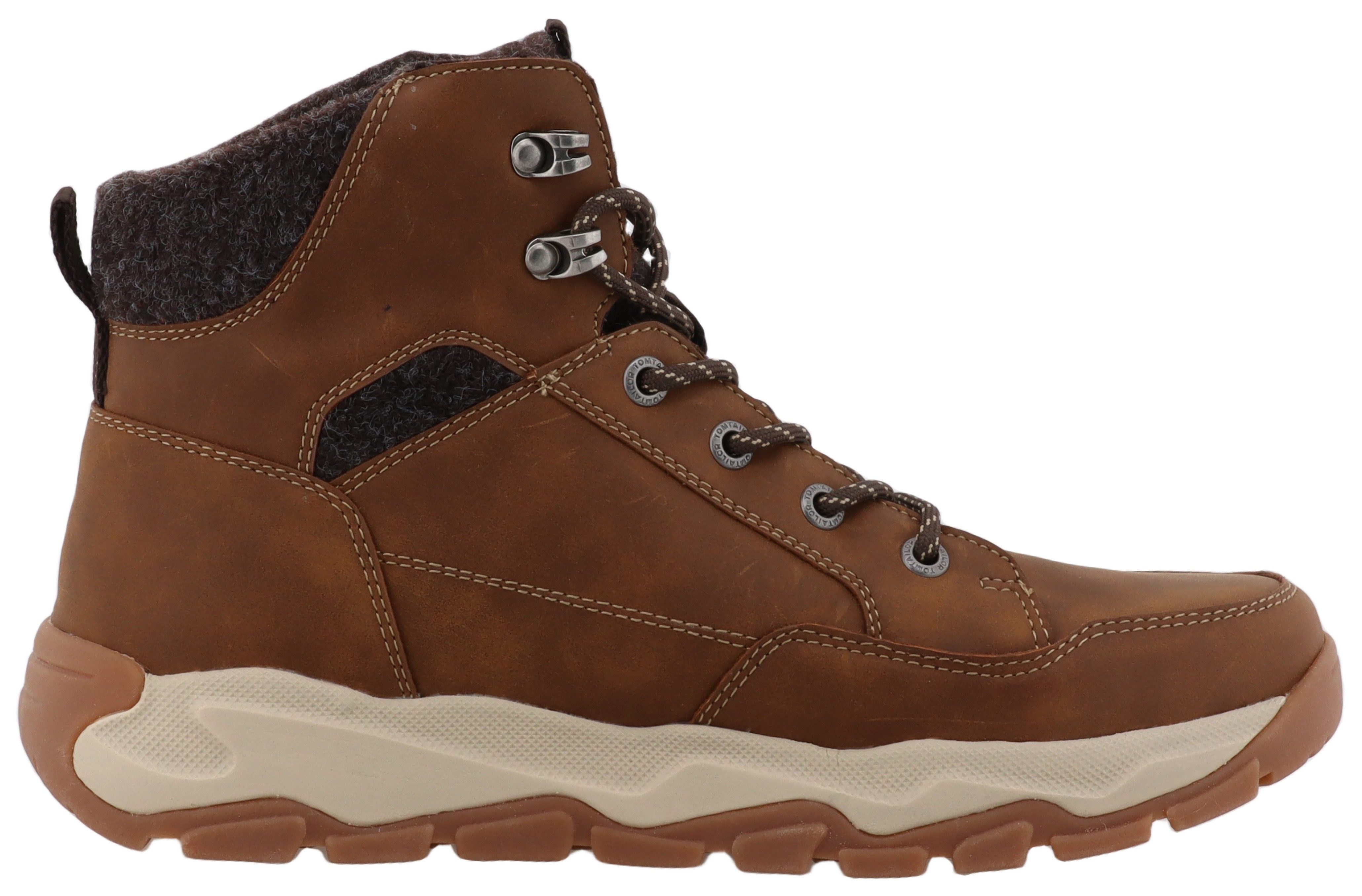 Tom Tailor Veterschoenen herfstlaarzen, outdoorschoen met waterafstotende tex-uitrusting