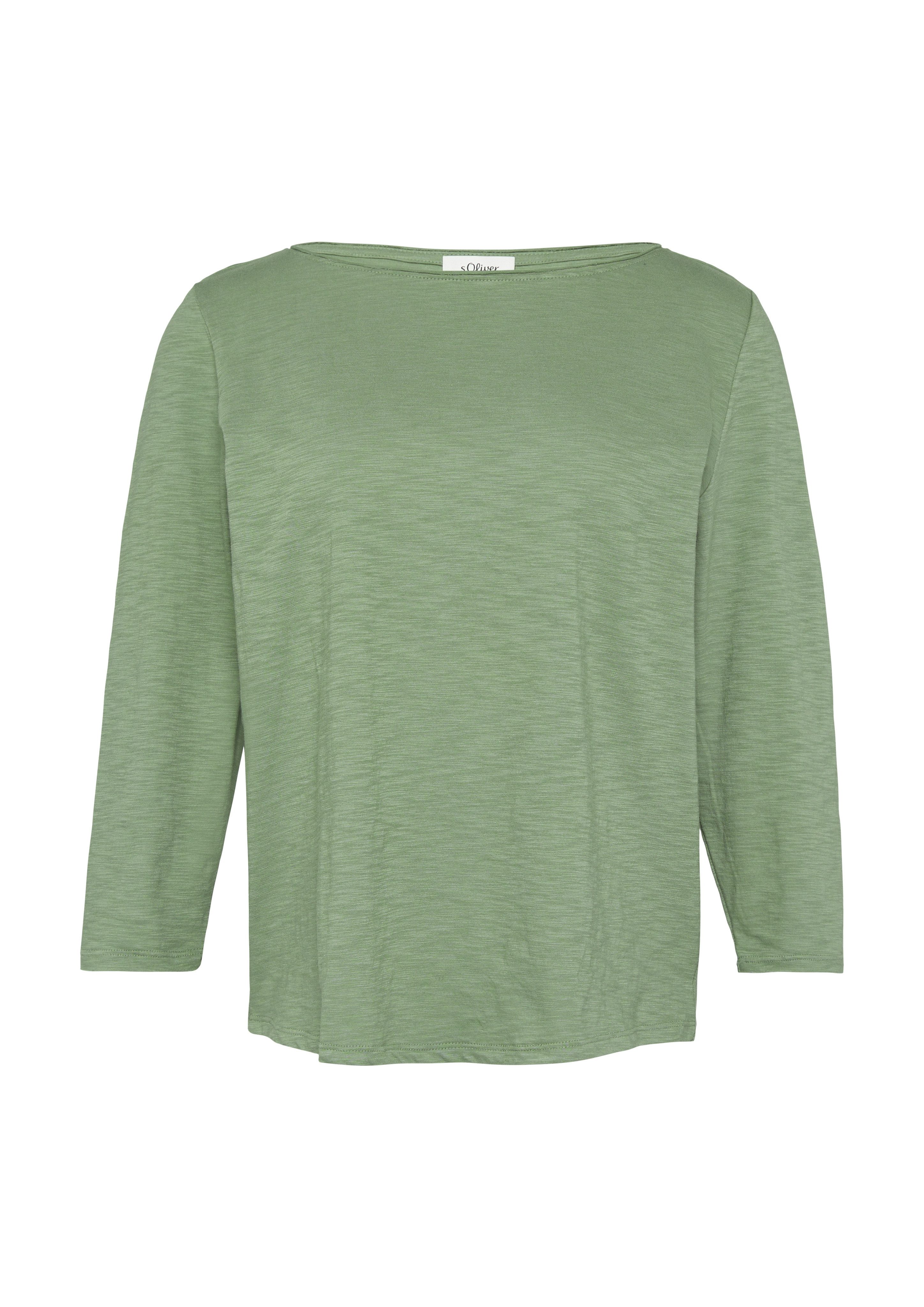s.Oliver Shirt met lange mouwen van flammégaren
