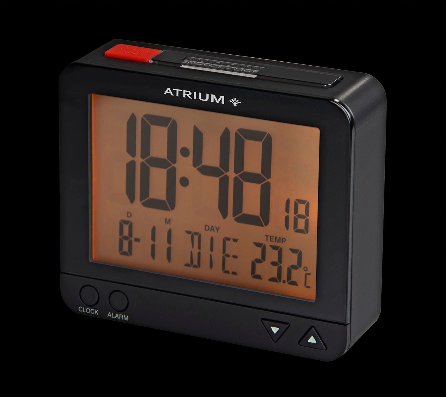 Atrium Radiografische wekker A760-7 Digitale wekker, quartz wekker, binnentemperatuur, slaapkamer