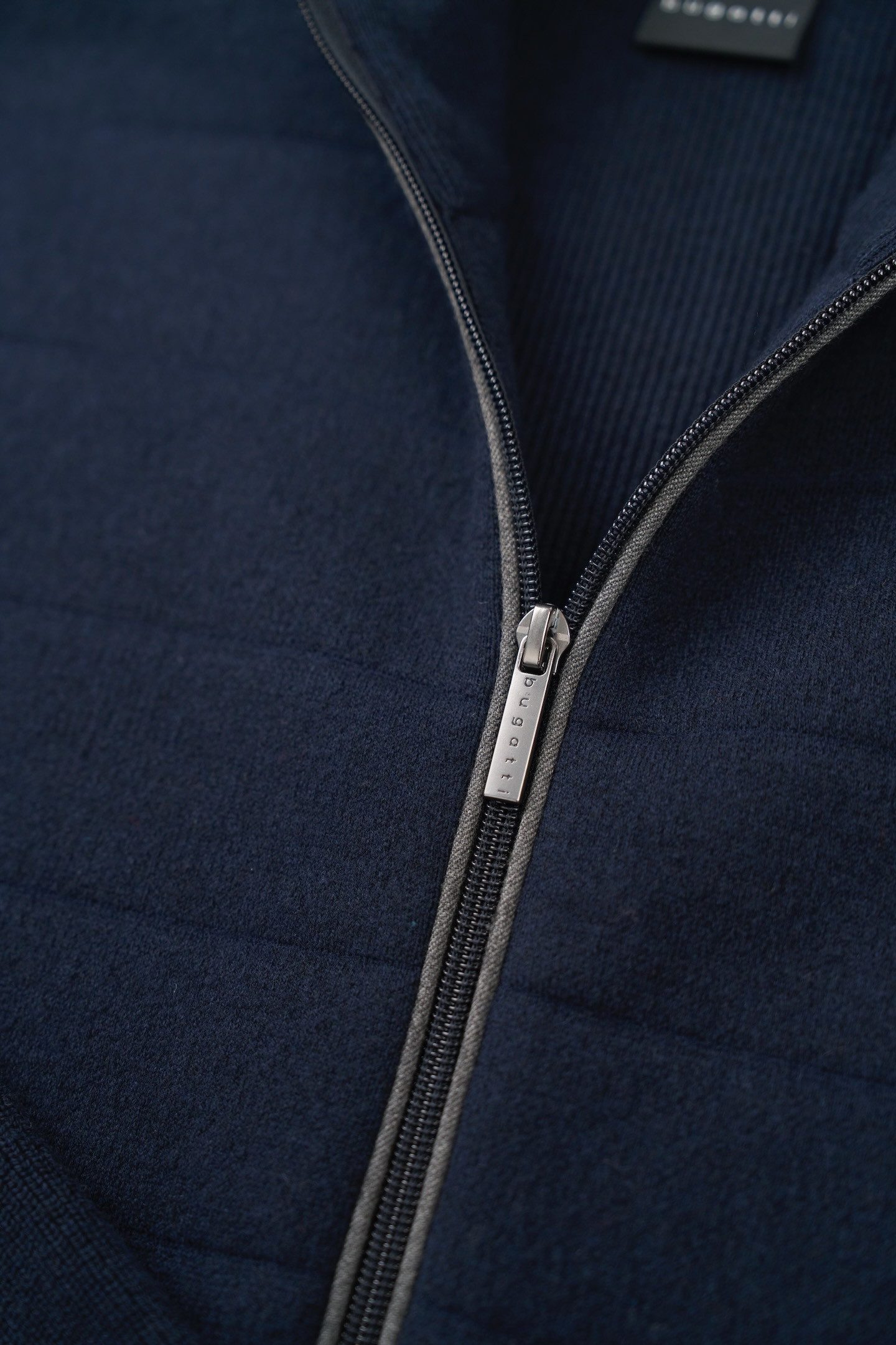 Bugatti Vest met opstaande kraag