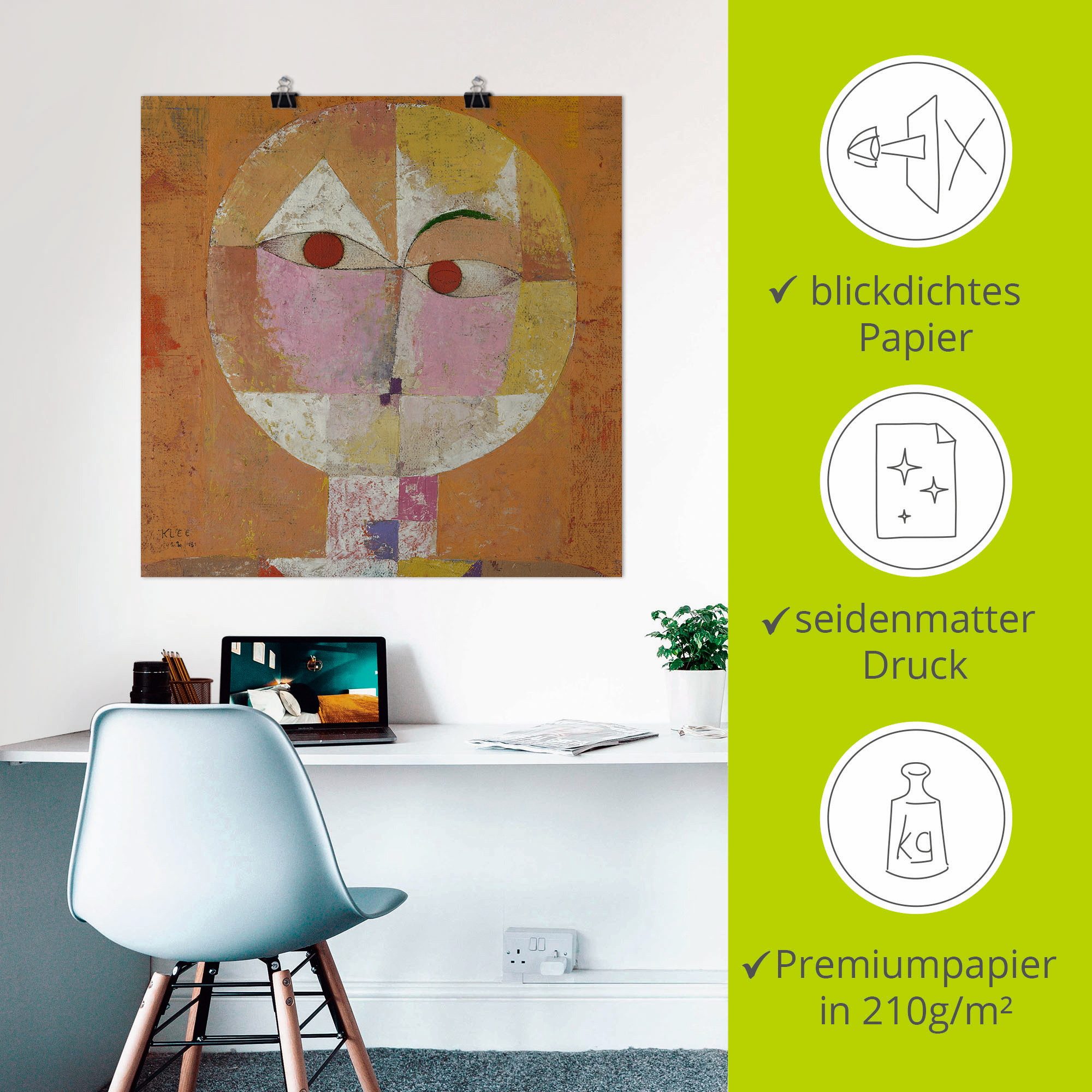 Artland Artprint Senecio als artprint van aluminium, artprint voor buiten, artprint op linnen, poster in verschillende maten. maten