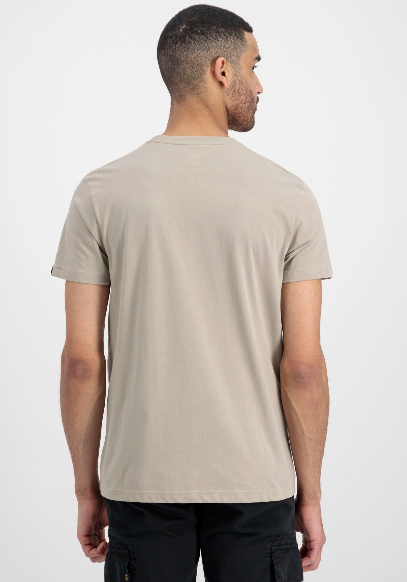 Alpha Industries Shirt met ronde hals BASIC T SMALL LOGO
