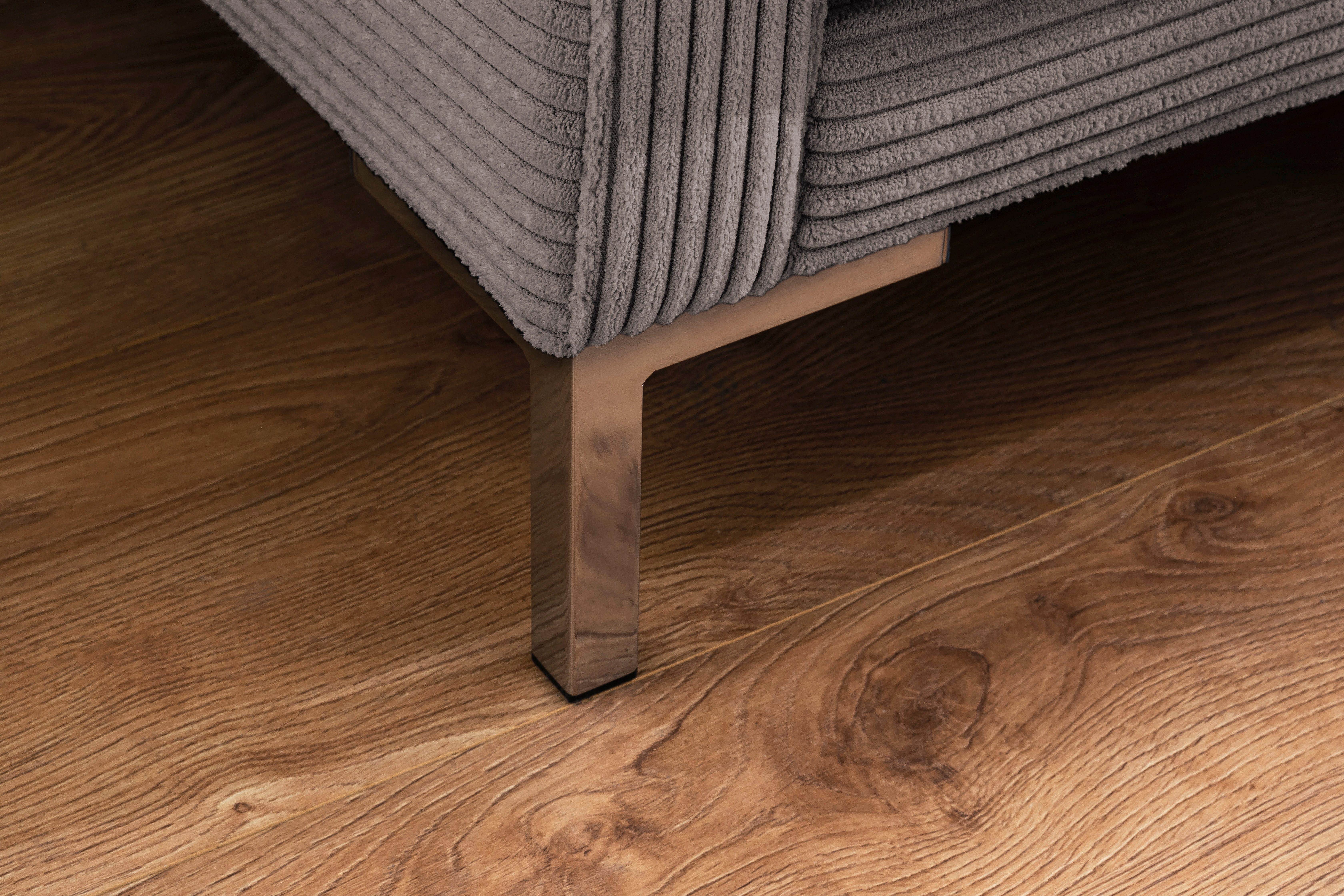 Trends by HG 2-zitsbank Landau in cordstof met metalen voet