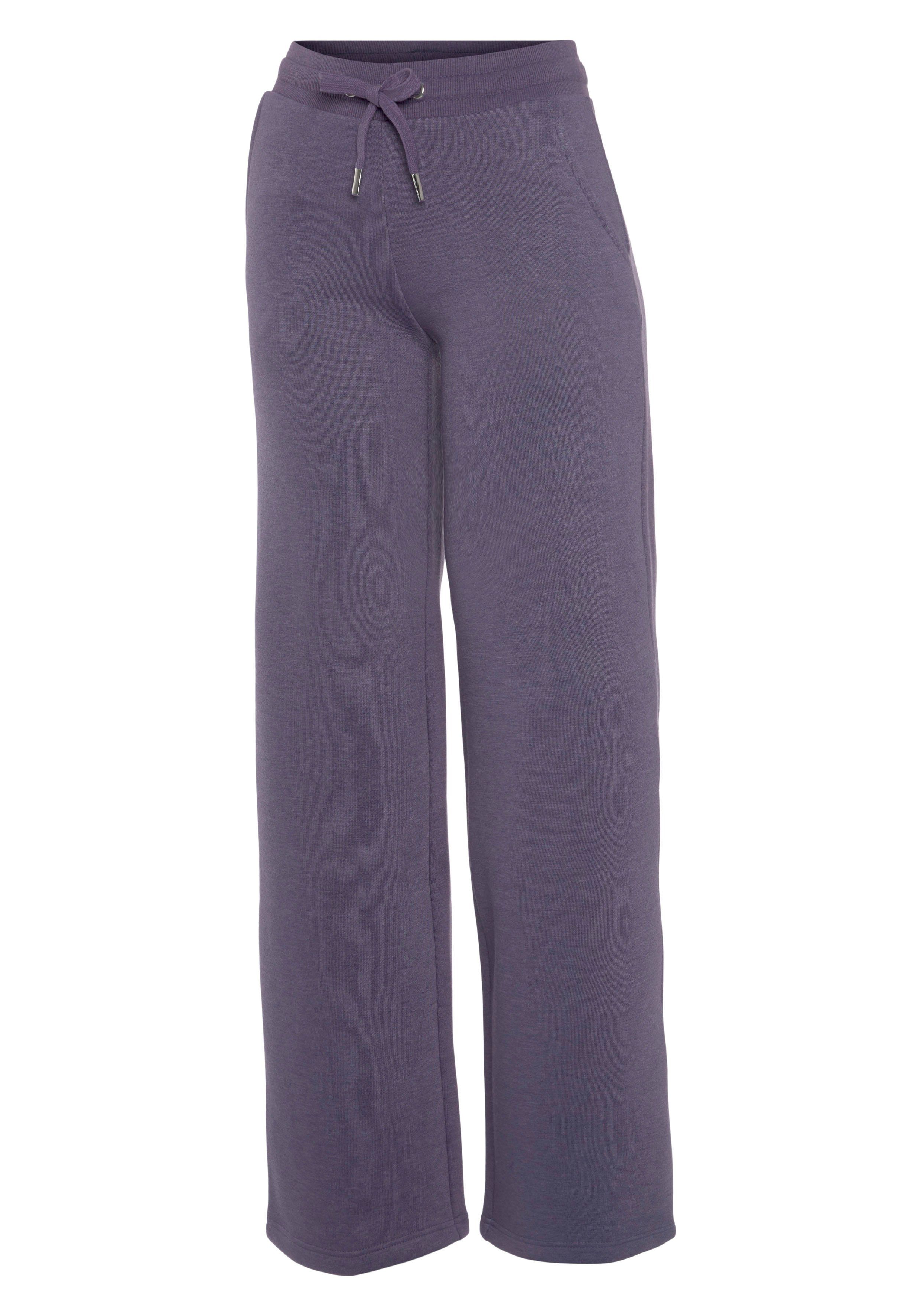 Vivance Relaxbroek -Loungebroek met brede pijpen en van ultra-zachte sweatkwaliteit, loungewear