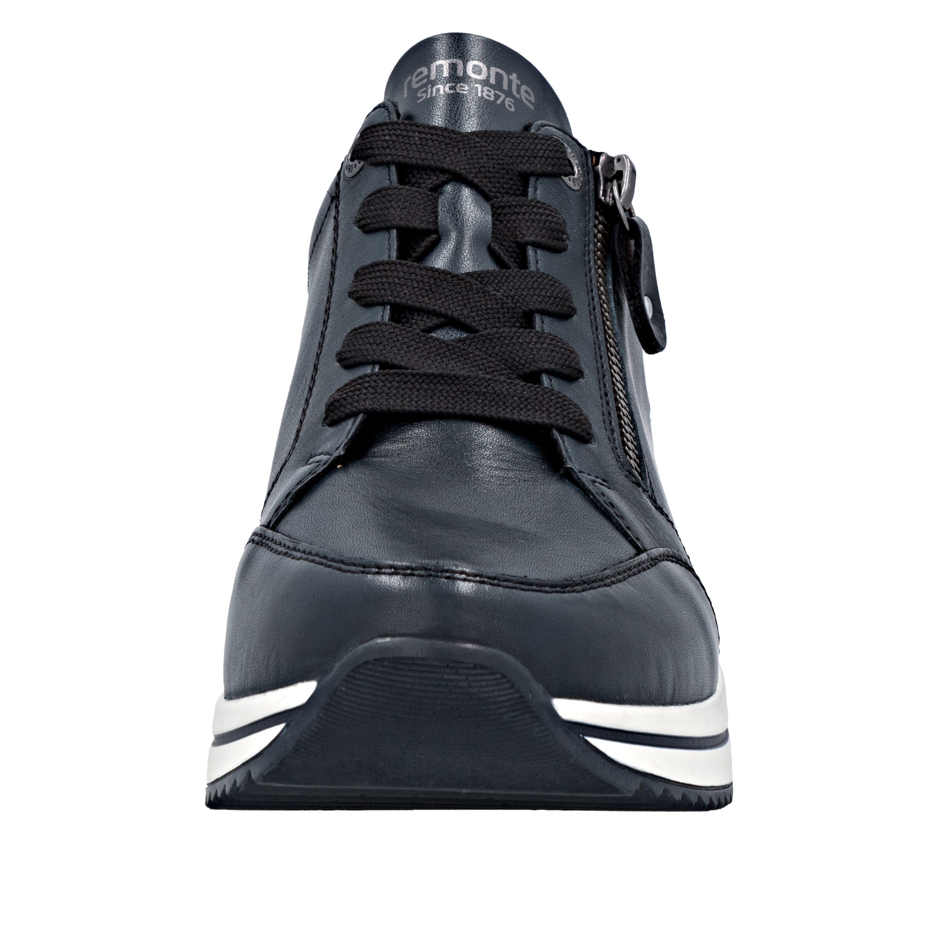 Remonte Sneakers met sleehak , vrijetijdsschoen, lage schoen, veterschoen met riekertex-membraan