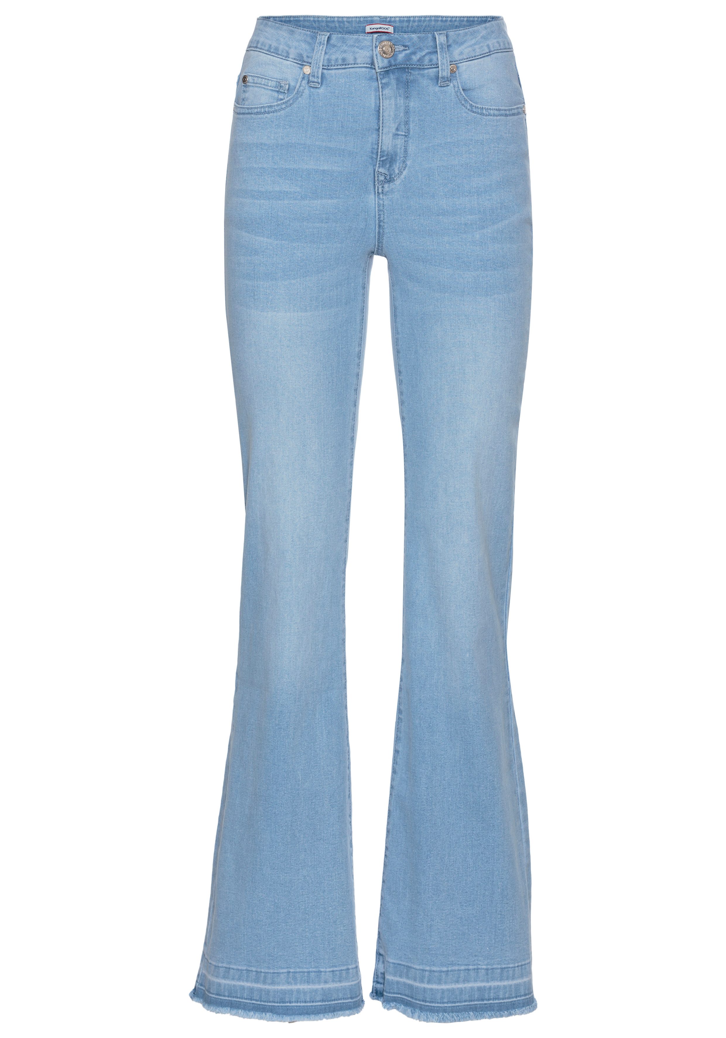 KangaROOS Wijde jeans Flare wijde jeans met hoge taille