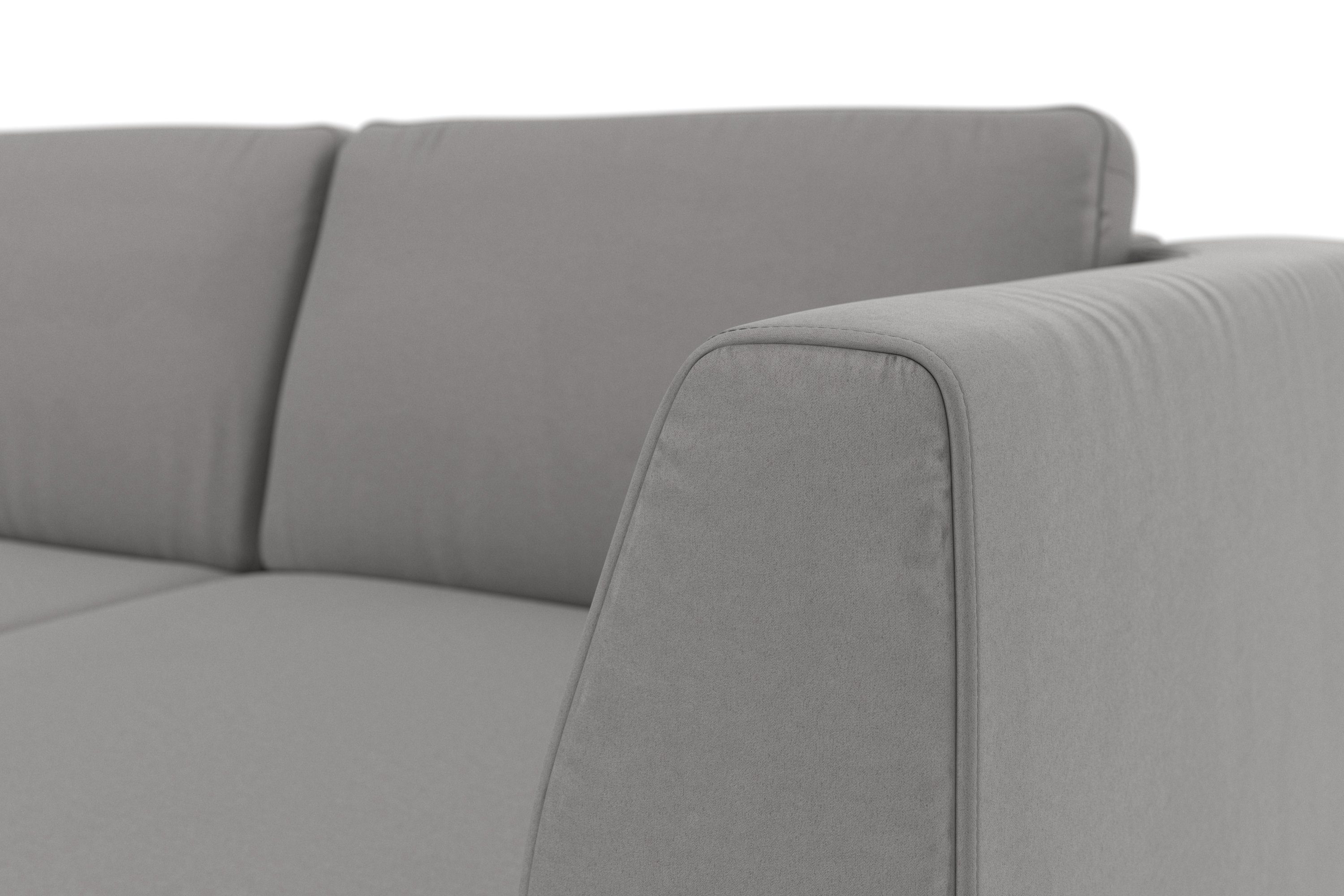 sit&more Hoekbank Olsen L-vorm inclusief zitdiepteverstelling, naar keuze met slaapfunctie, 15 cm hoog