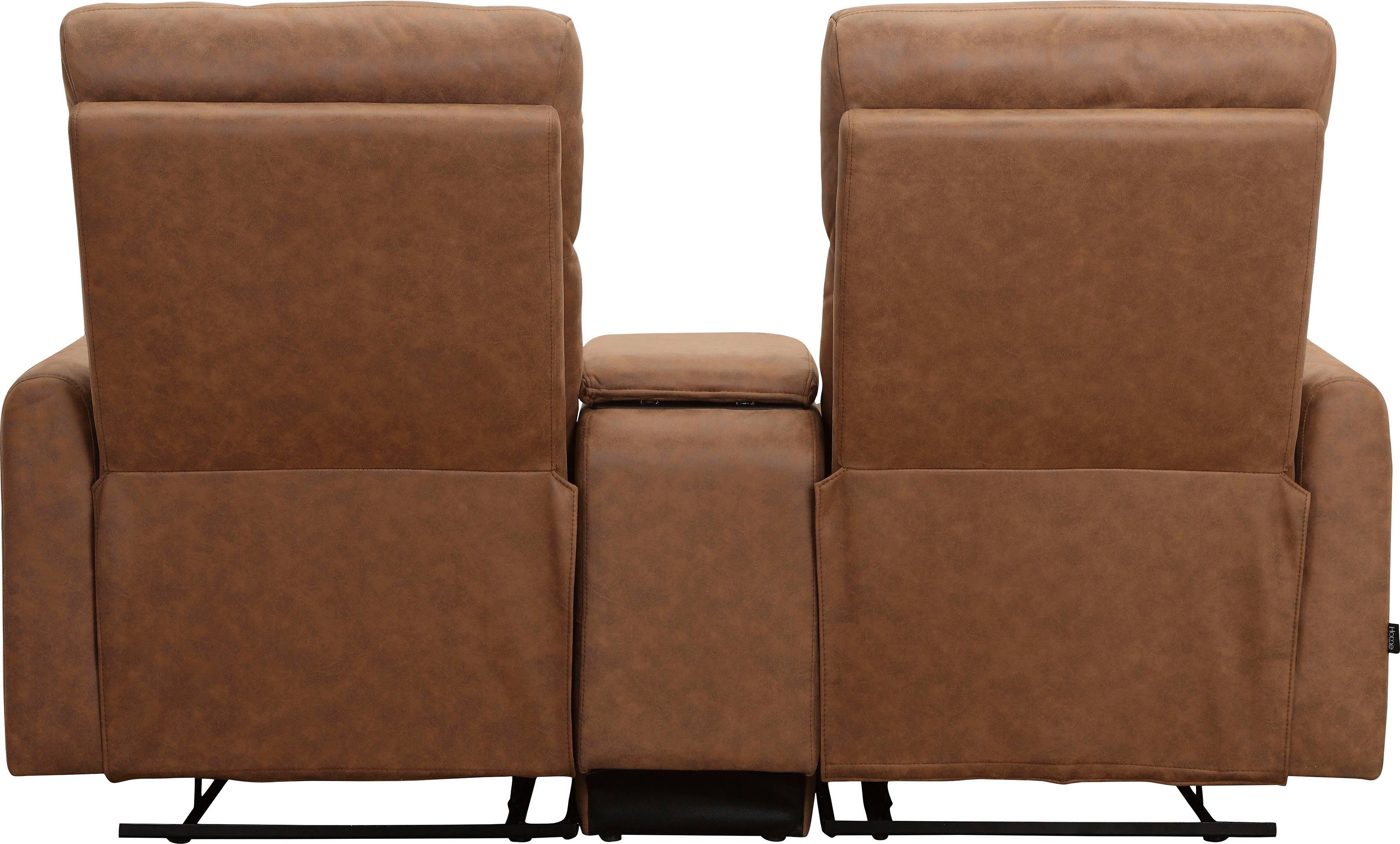 Home affaire 2-zitsbank Daoulas, 2-zits bioscoopbank, TV-fauteuil, multimedia bank