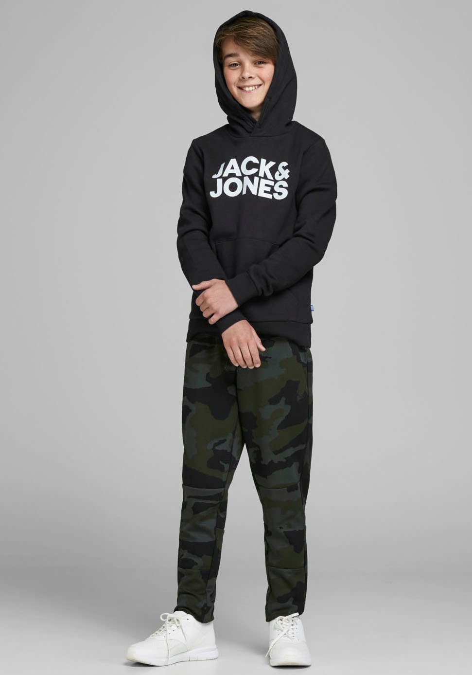 Jack & Jones Junior Hoodie JJECORP LOGO SWEAT HOOD