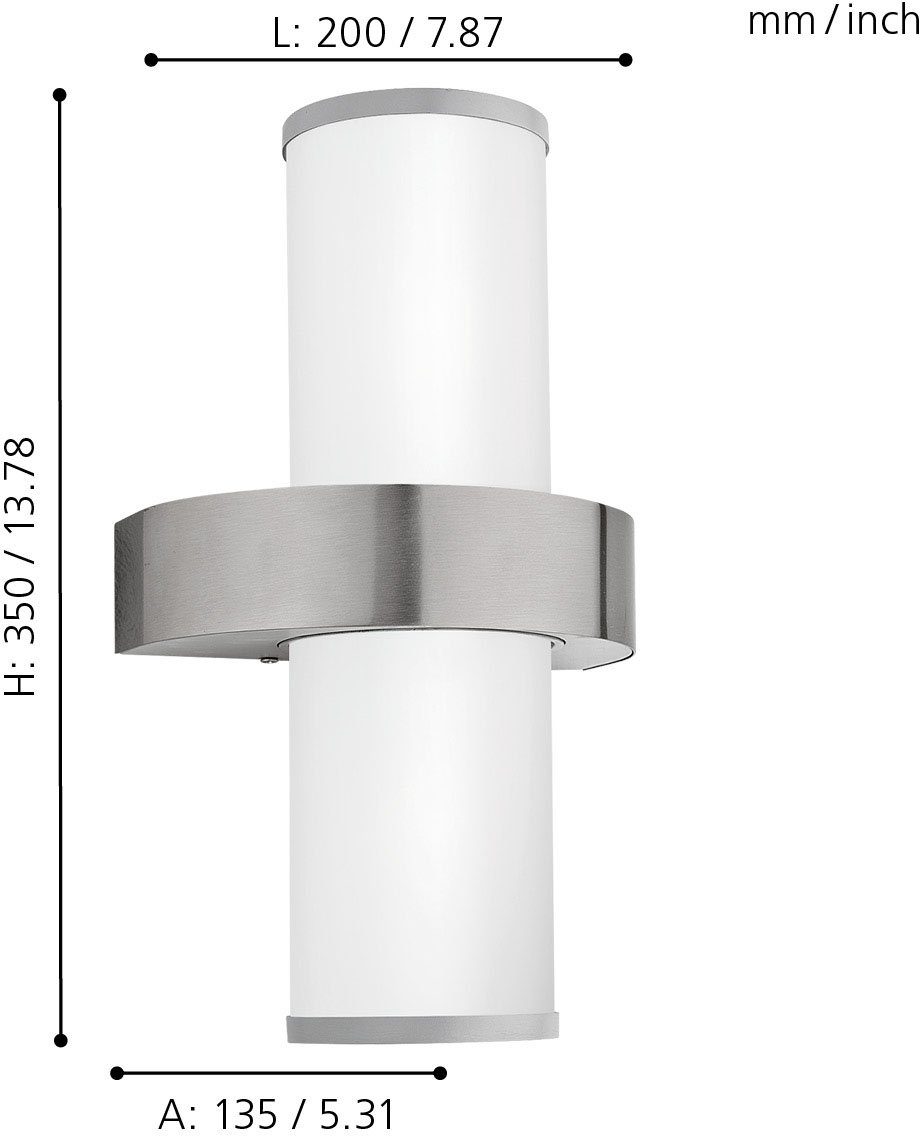 EGLO Wandlamp voor buiten Beverly UP en DOWN verlichting (1 stuk)