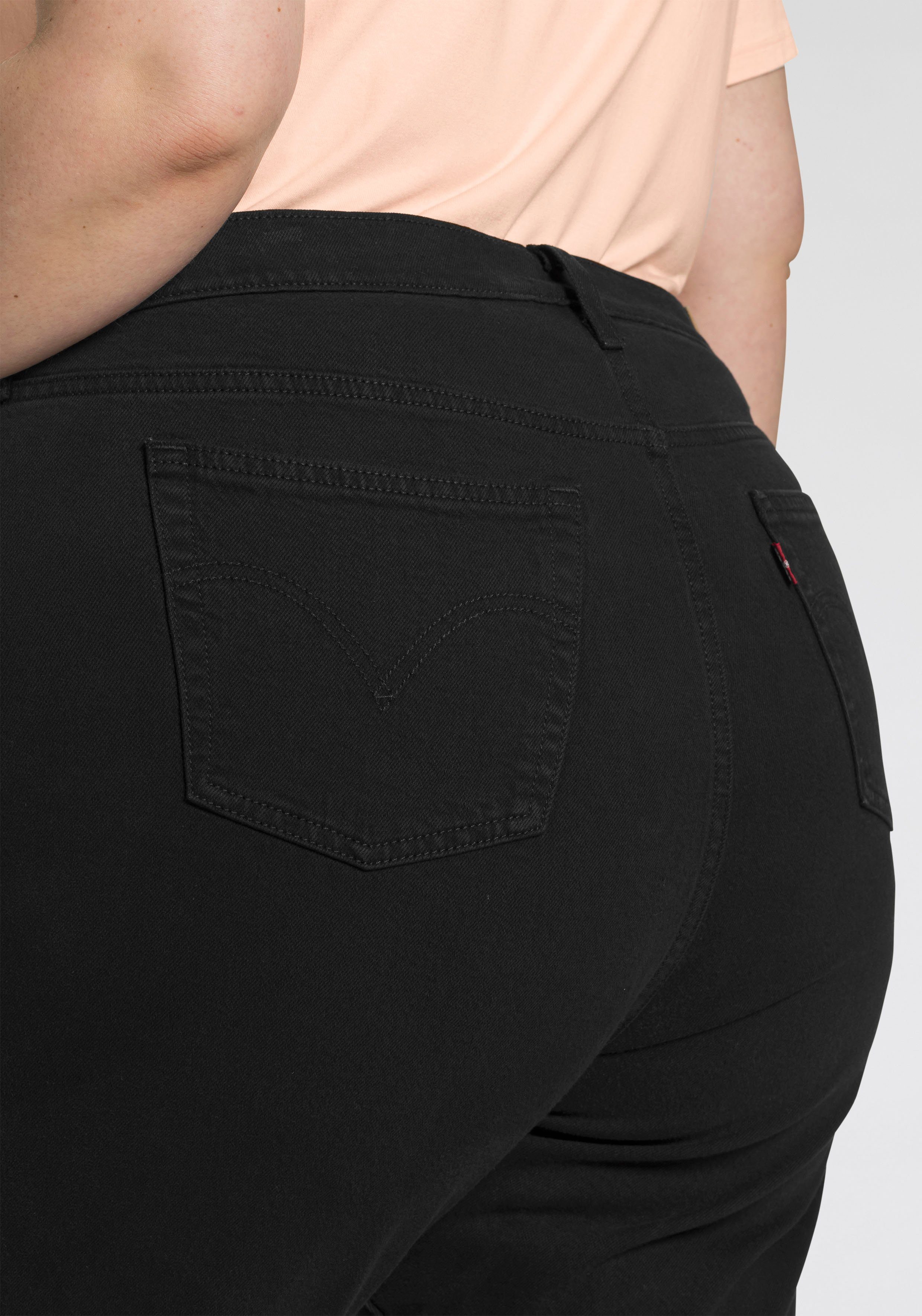 Levi's® Plus 7/8 jeans 501® CROP met klassieke taillehoogte