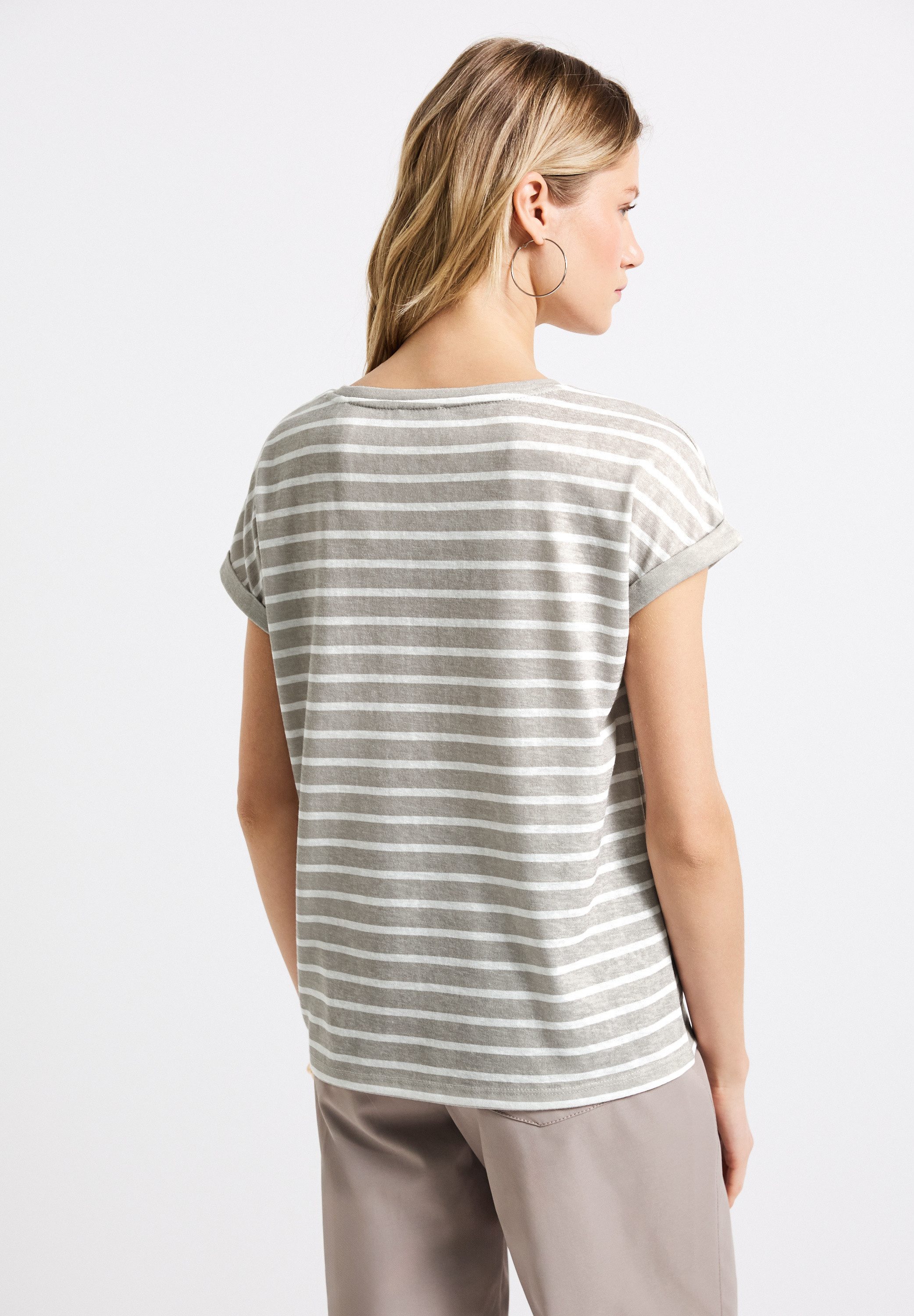 STREET ONE Shirttop met gestreept patroon