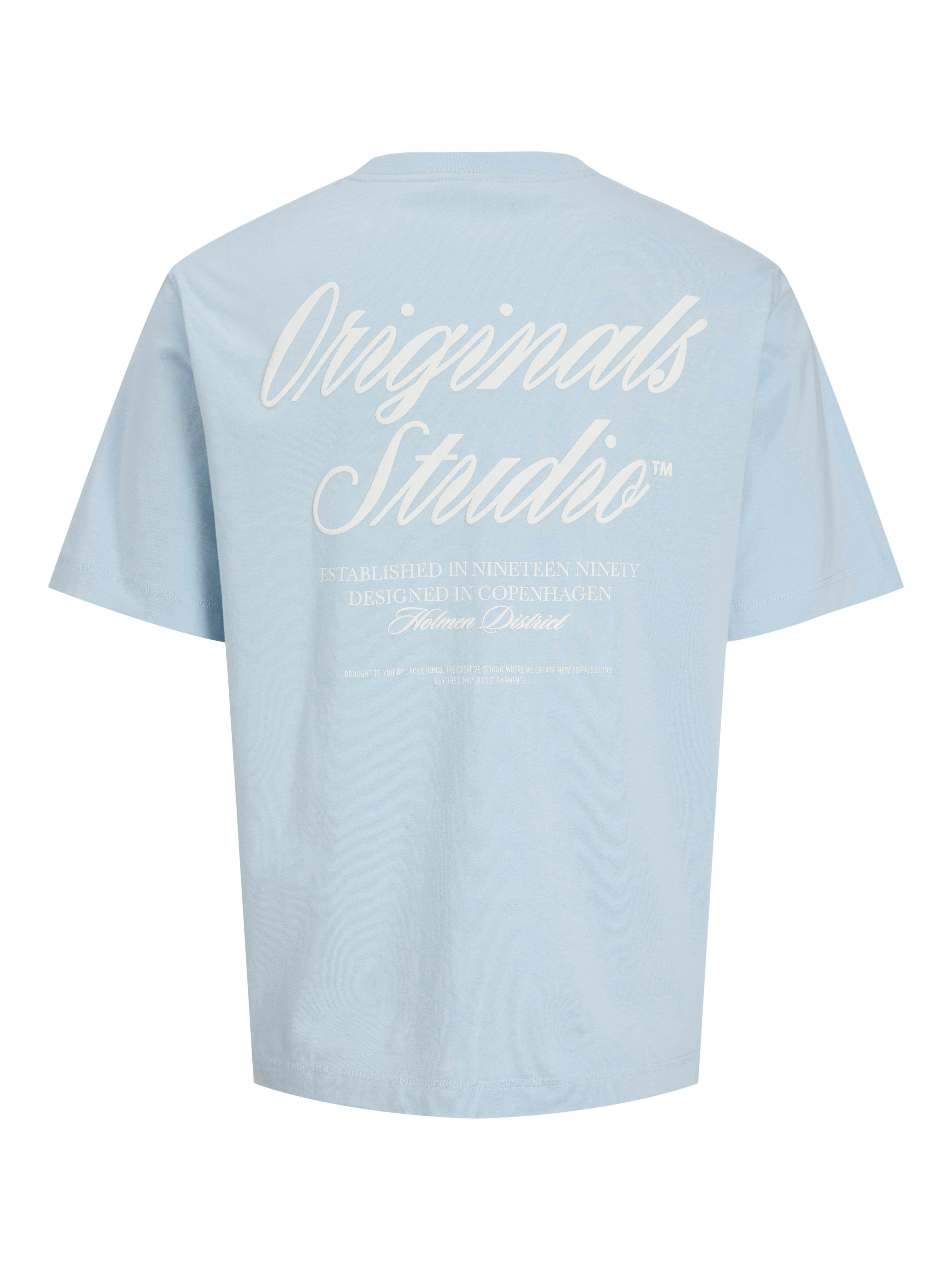 Jack & Jones Junior T-shirt JORNORREBRO TYPO TEE SS CREW NECK SN JNR