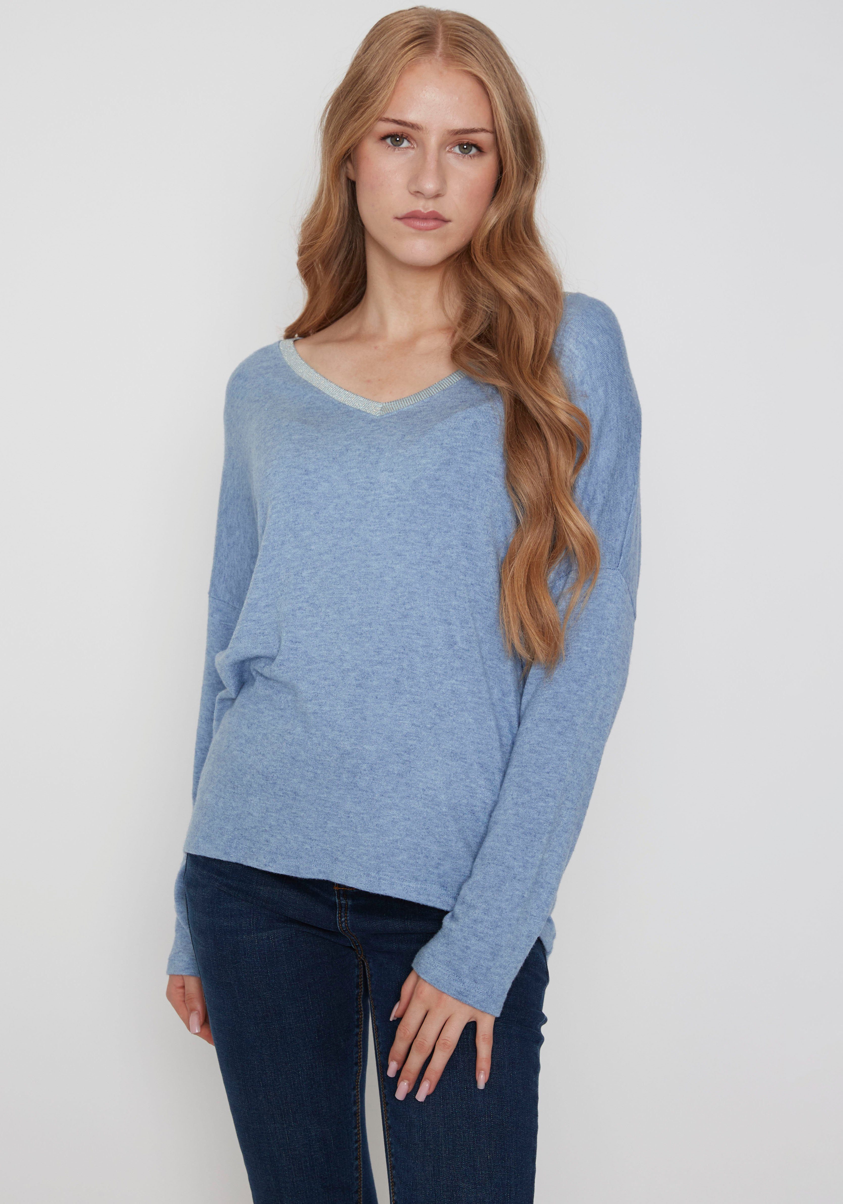 ZABAIONE Shirt met V-hals Shirt Be44a