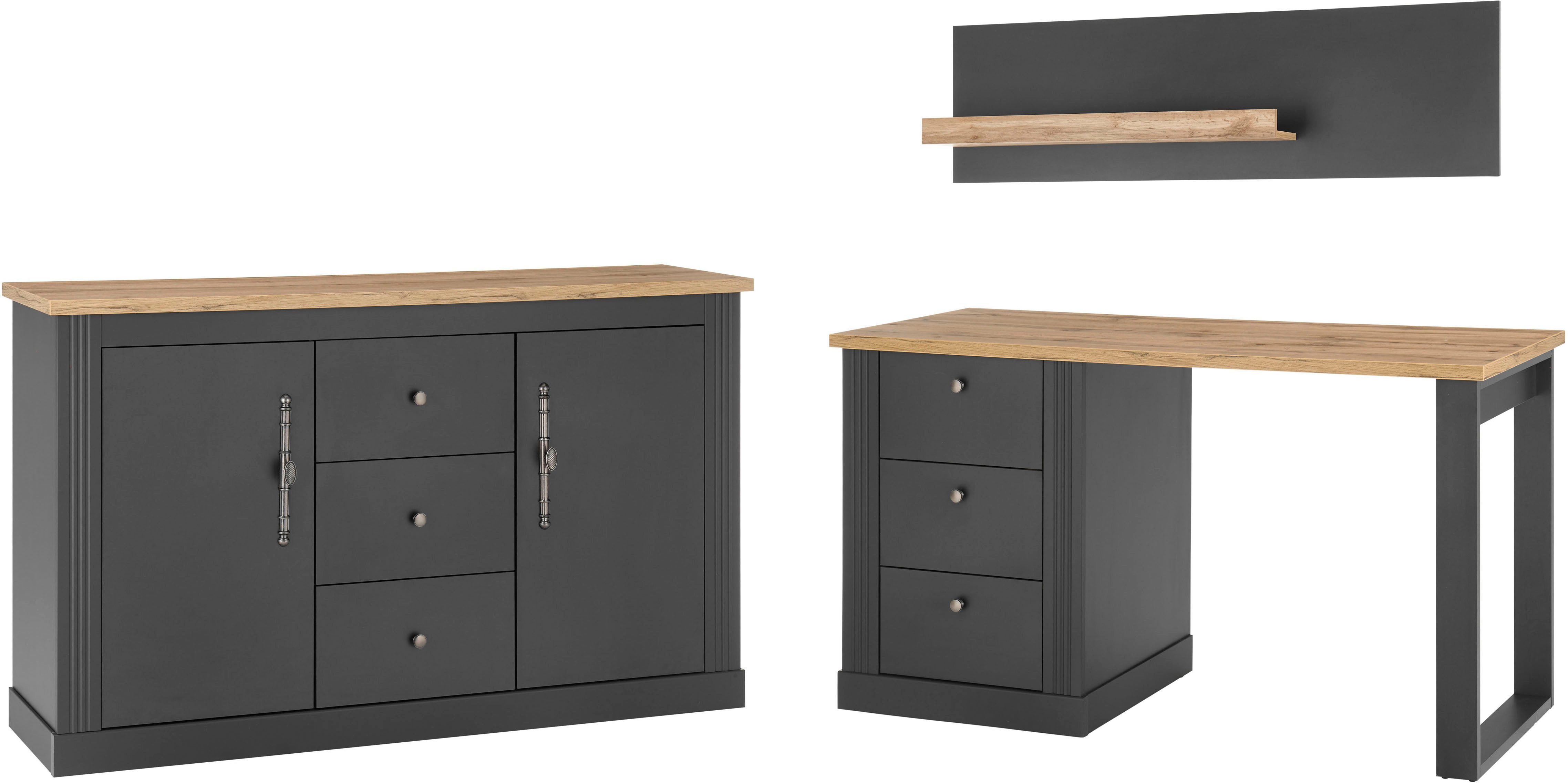 Home affaire Kantoormeubelset Westminster in romantische rustieke stijl, exclusief by otto
