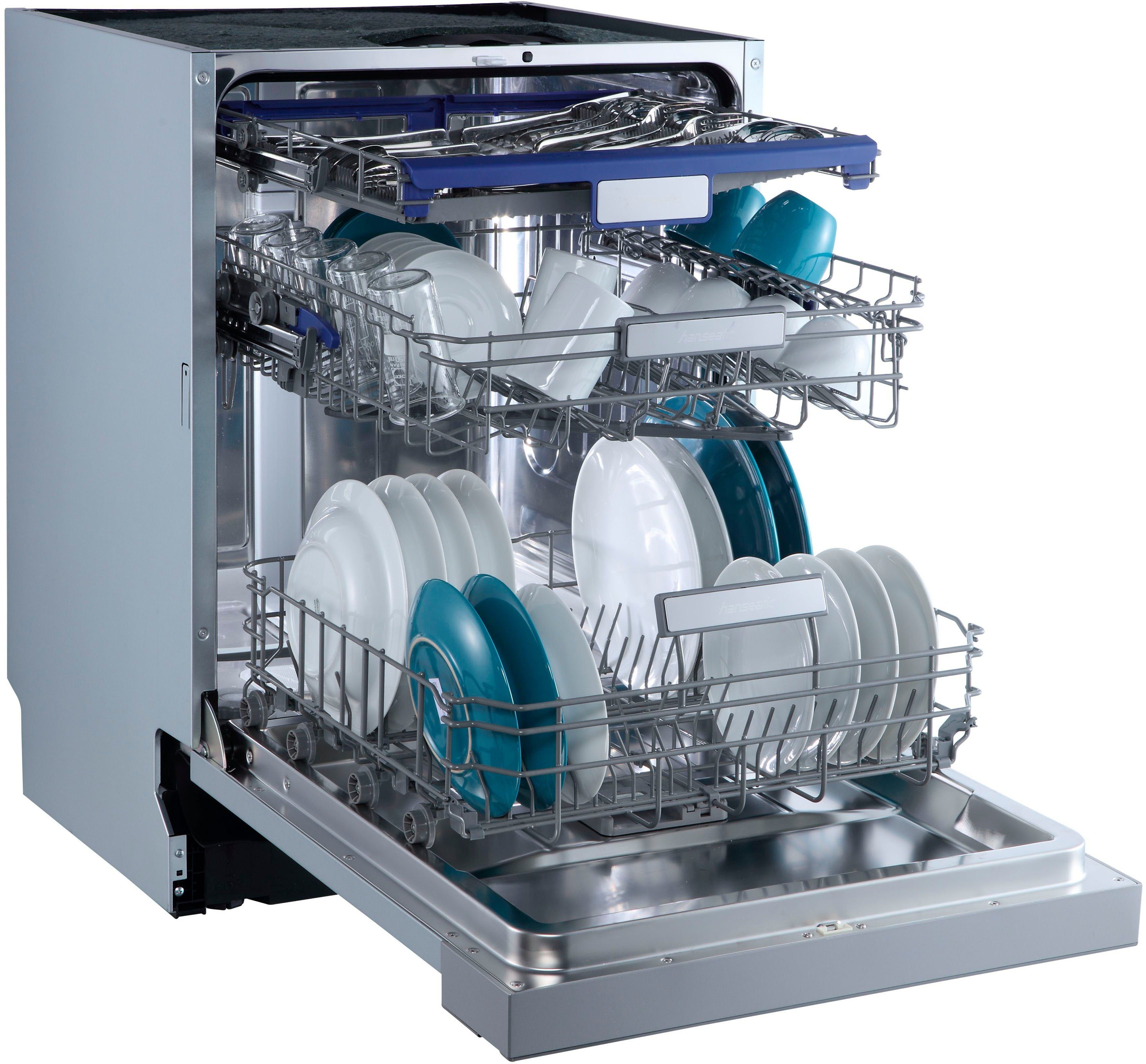 Hanseatic Semi-geïntegreerde vaatwasser HGTI6082B14U7735ES, 81,5 cm x 60 cm