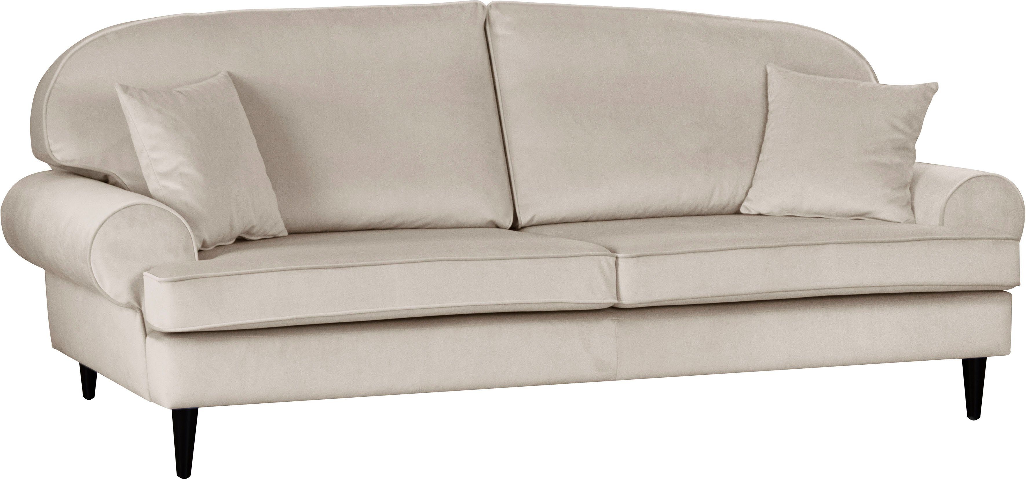 Home affaire 2-zitsbank Vitreux ook in bouclé-bekleding, incl. sierkussen