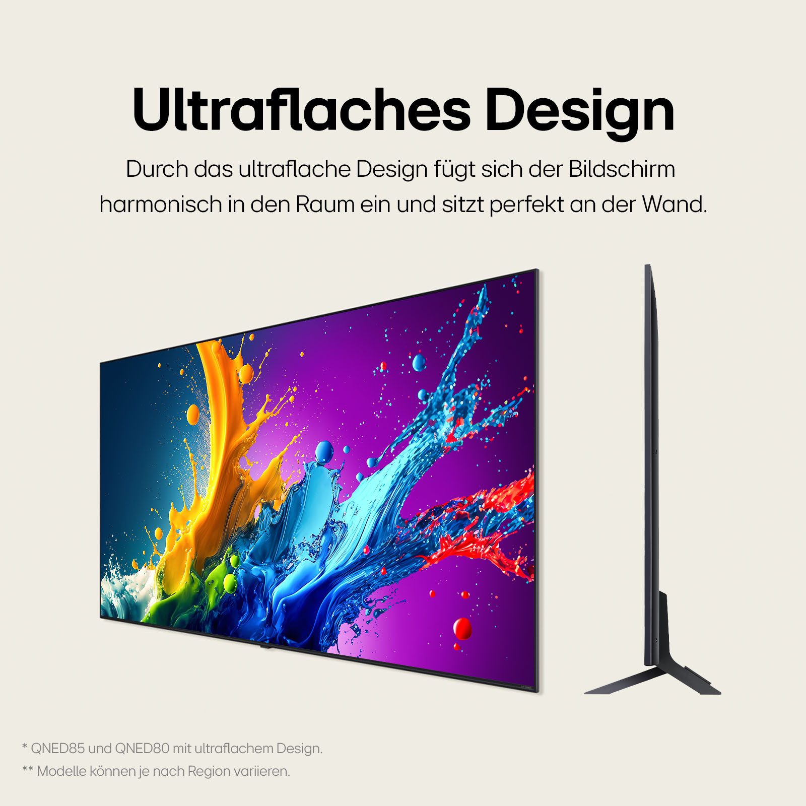 LG QNED-tv 55QNED80T6A, 139 cm / 55", 4K Ultra HD, Smart TV