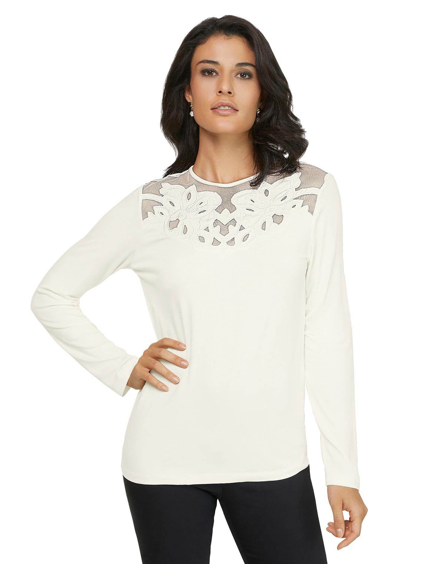 Creation L Shirt met lange mouwen Shirt (1-delig)
