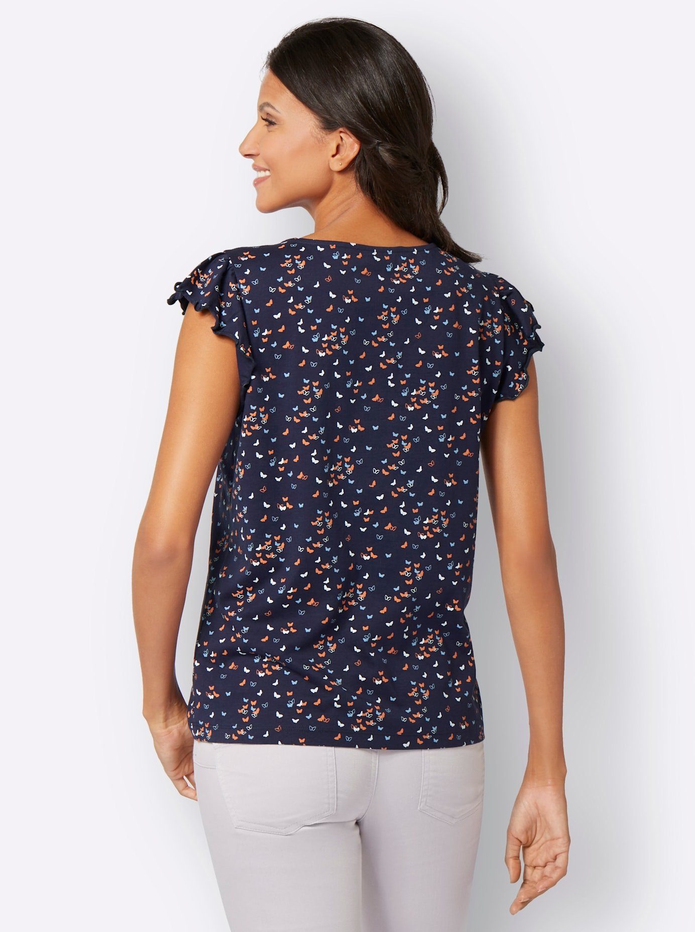 Classic Basics Shirt met V-hals (1-delig)
