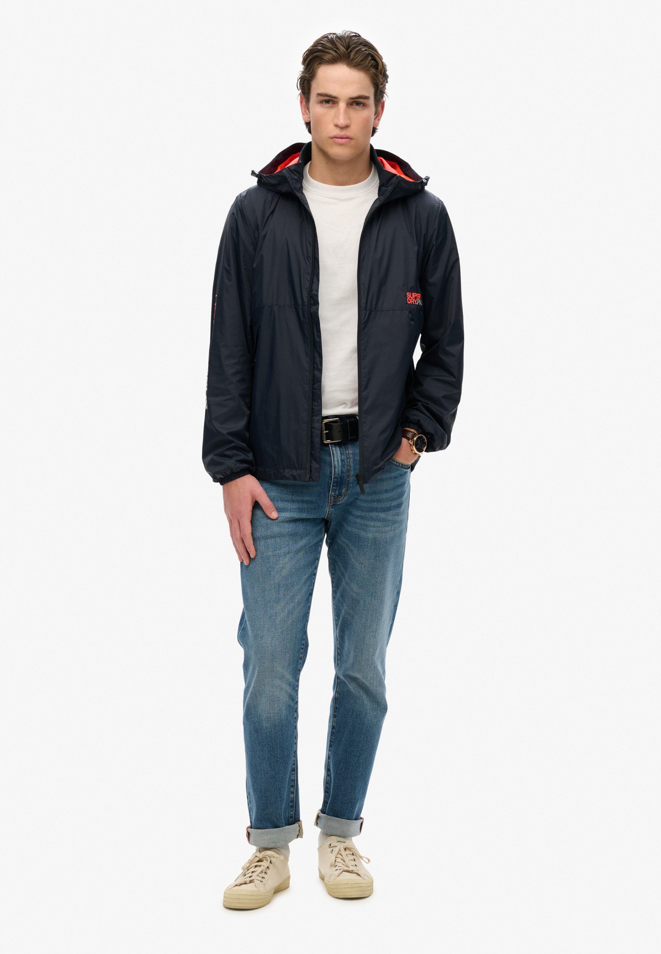 Superdry Outdoorjack HOODED LOGO WINDBREAKER JACKET