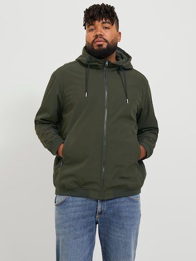 Jack & Jones PlusSize Softshell-jack JJEBASIC SOFTSHELL HOOD NOOS PLS