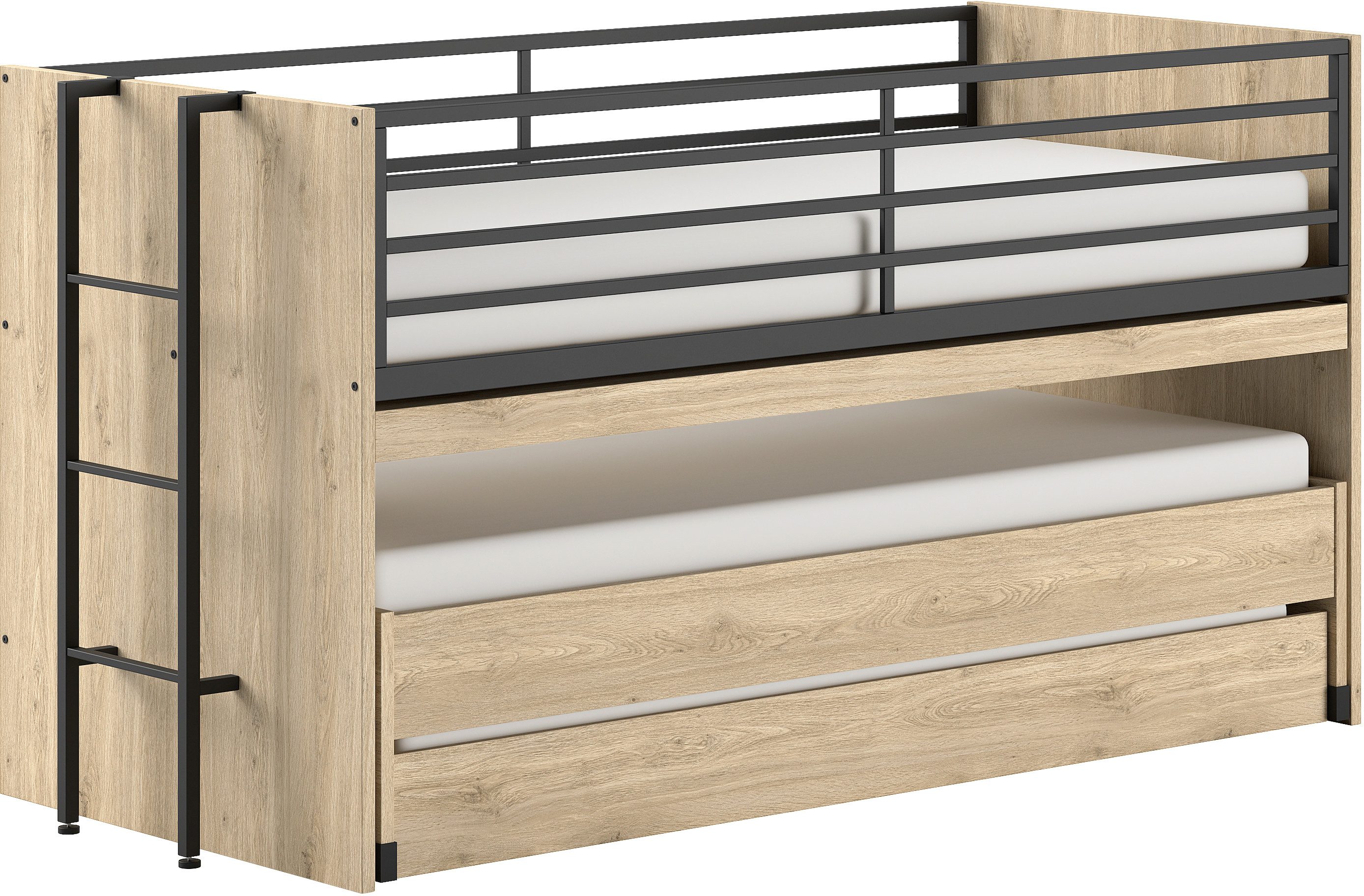 Home affaire Stapelbed Praktisch stapelbed met veel functionaliteit, 2 decors om uit te kiezen