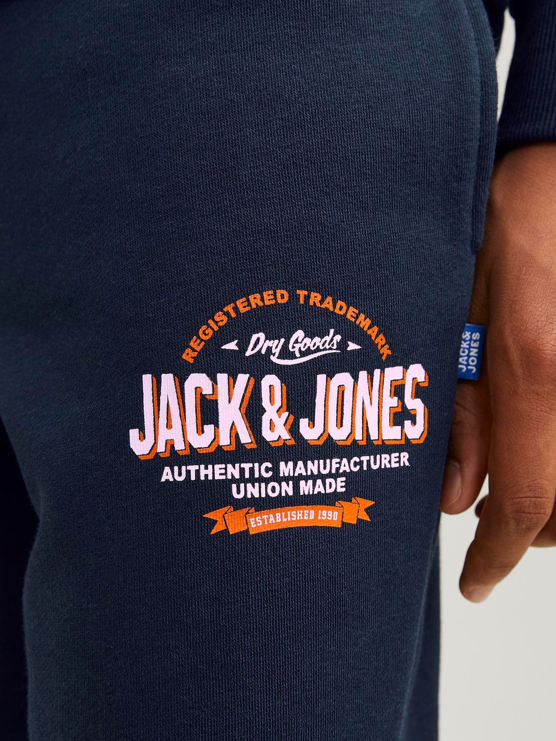 Jack & Jones Junior Sweatbroek JPSTELOGO SWEATPANTS 2COL 24 25 NOOS JNR