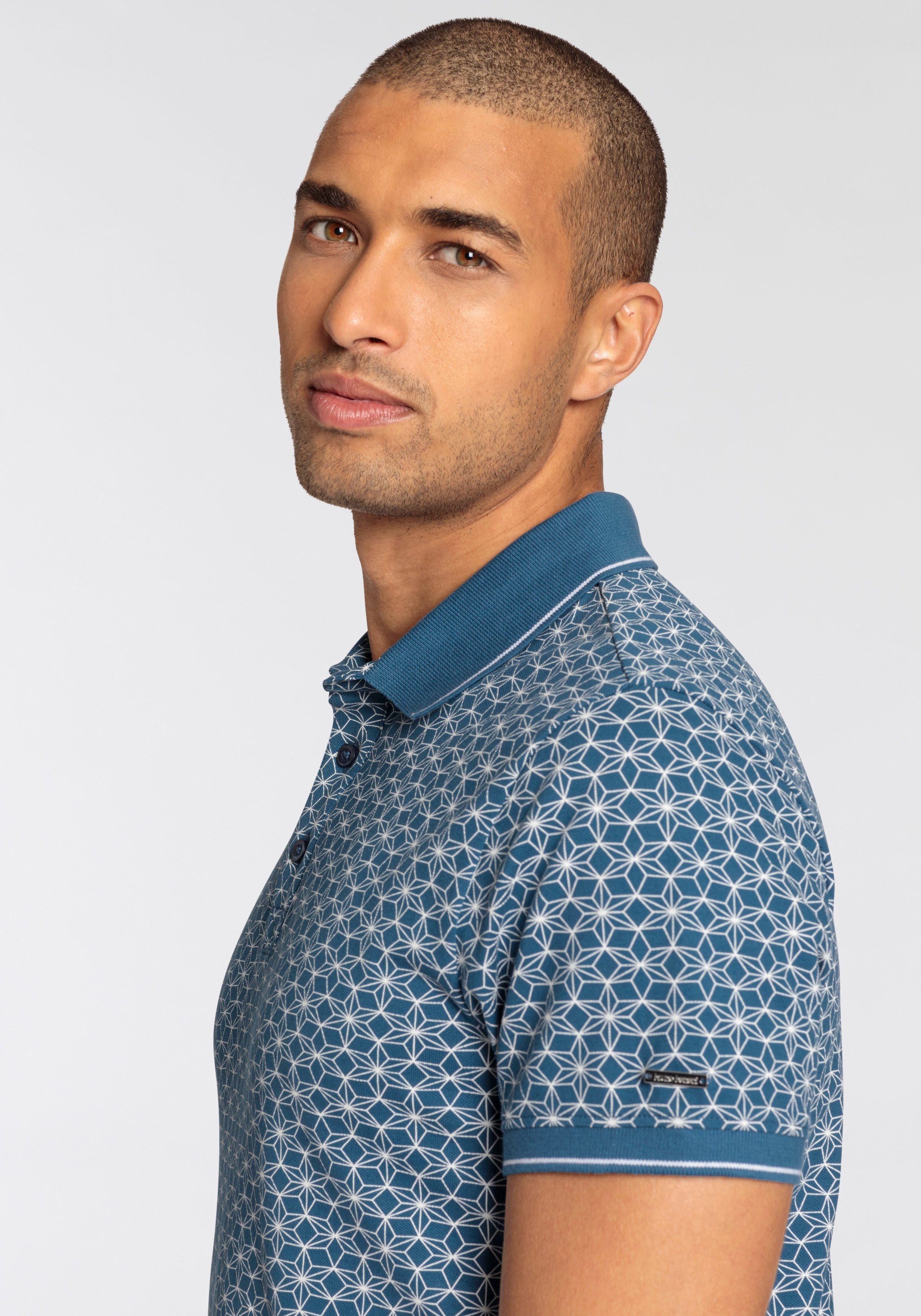 Bruno Banani Poloshirt met all-over print