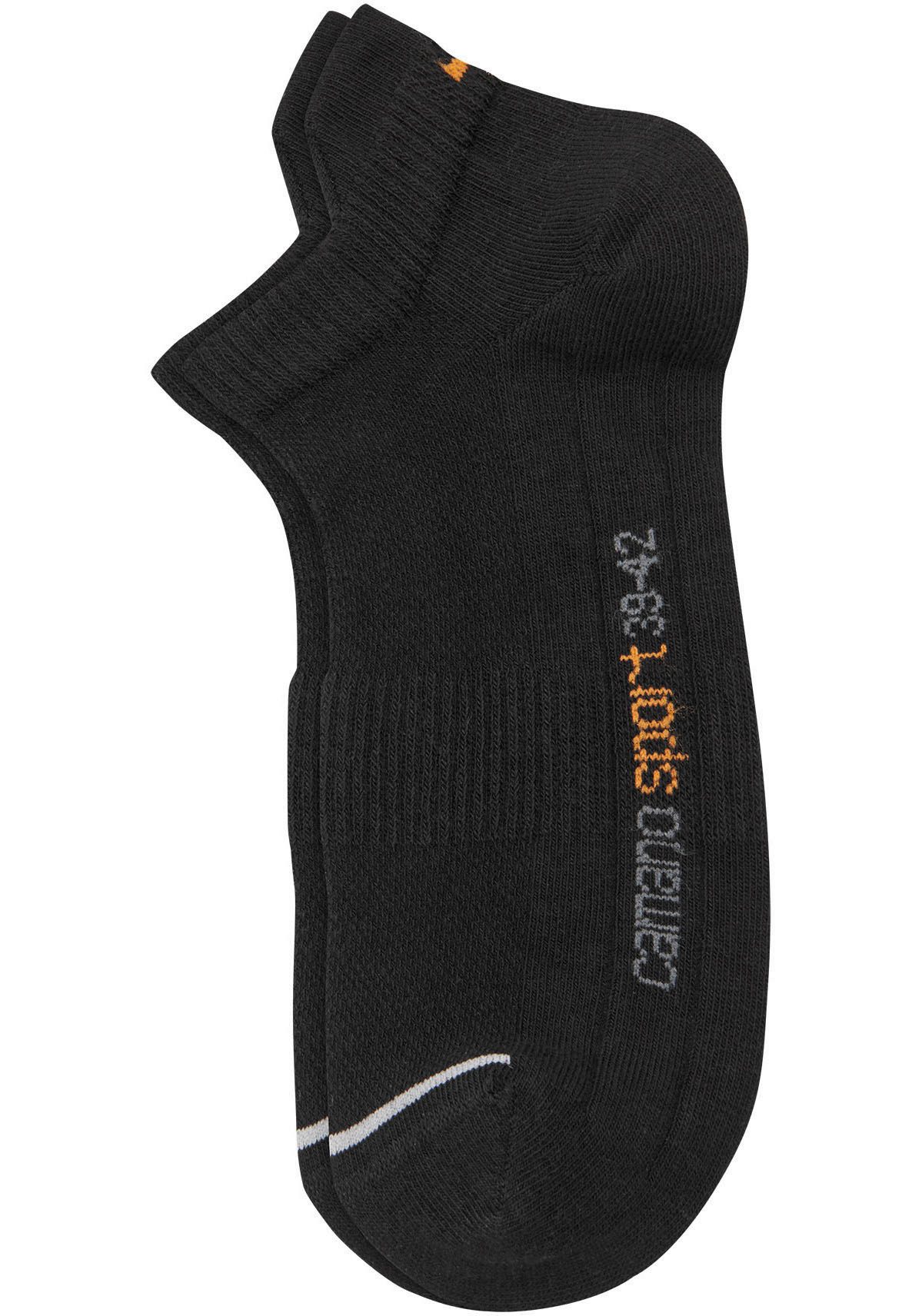 Camano Sneakersokken Function met micro-pluche op hiel en tenen (Set van 4)