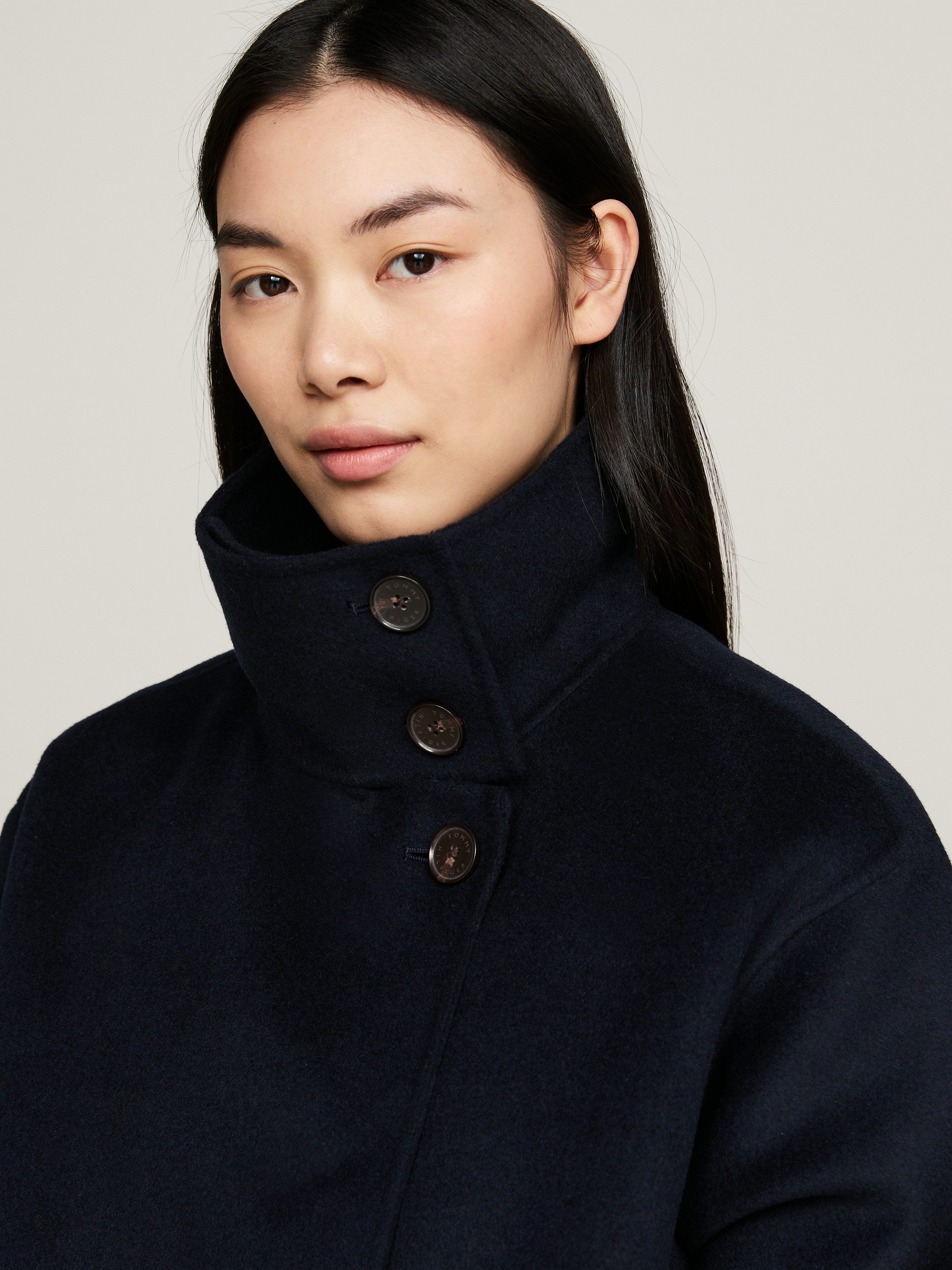 Tommy Hilfiger Outdoorjack DF WOOL BLEND FUNNEL JACKET