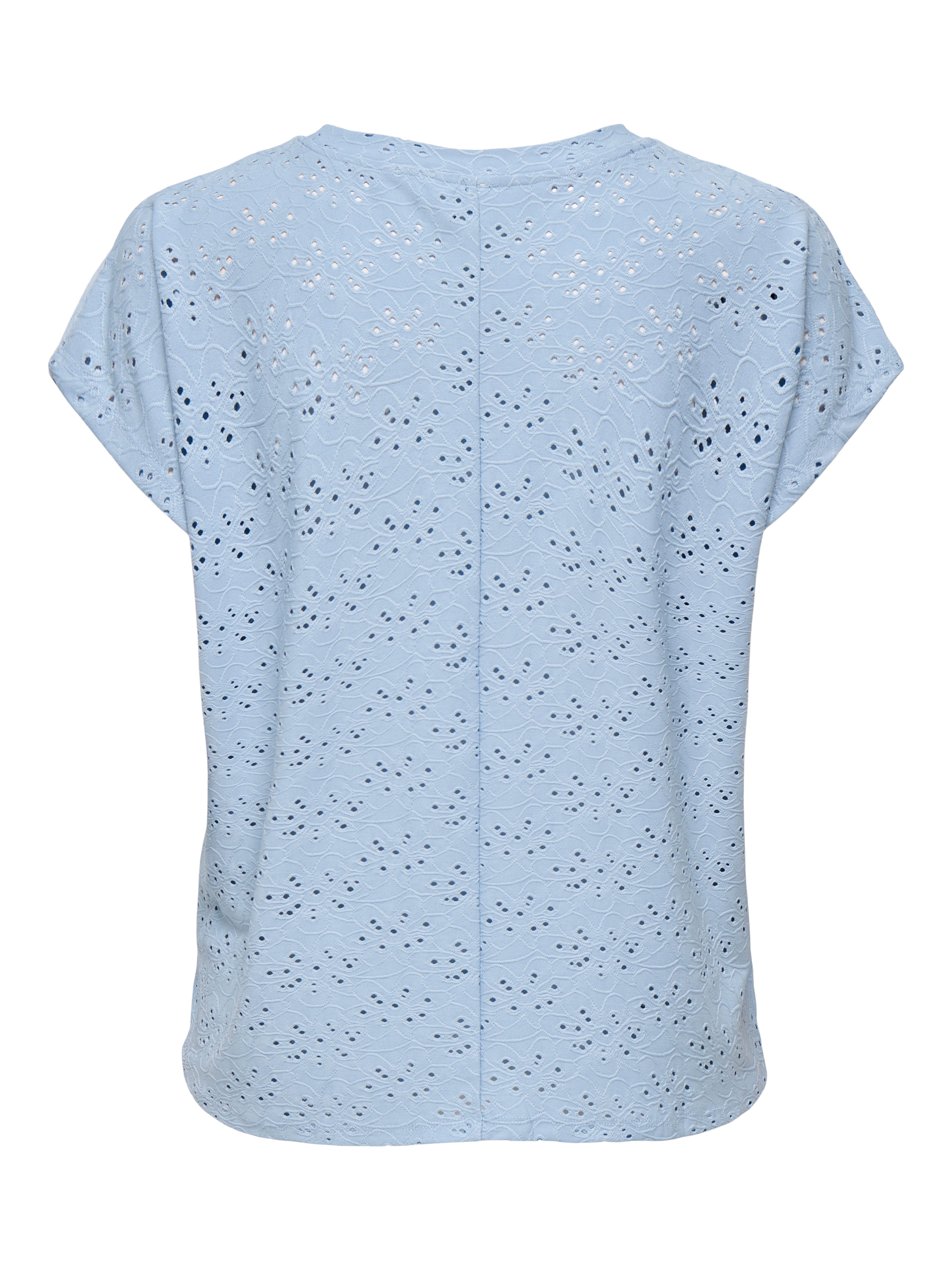 Only Shirt met korte mouwen ONLSMILLA S/S TOP JRS NOOS